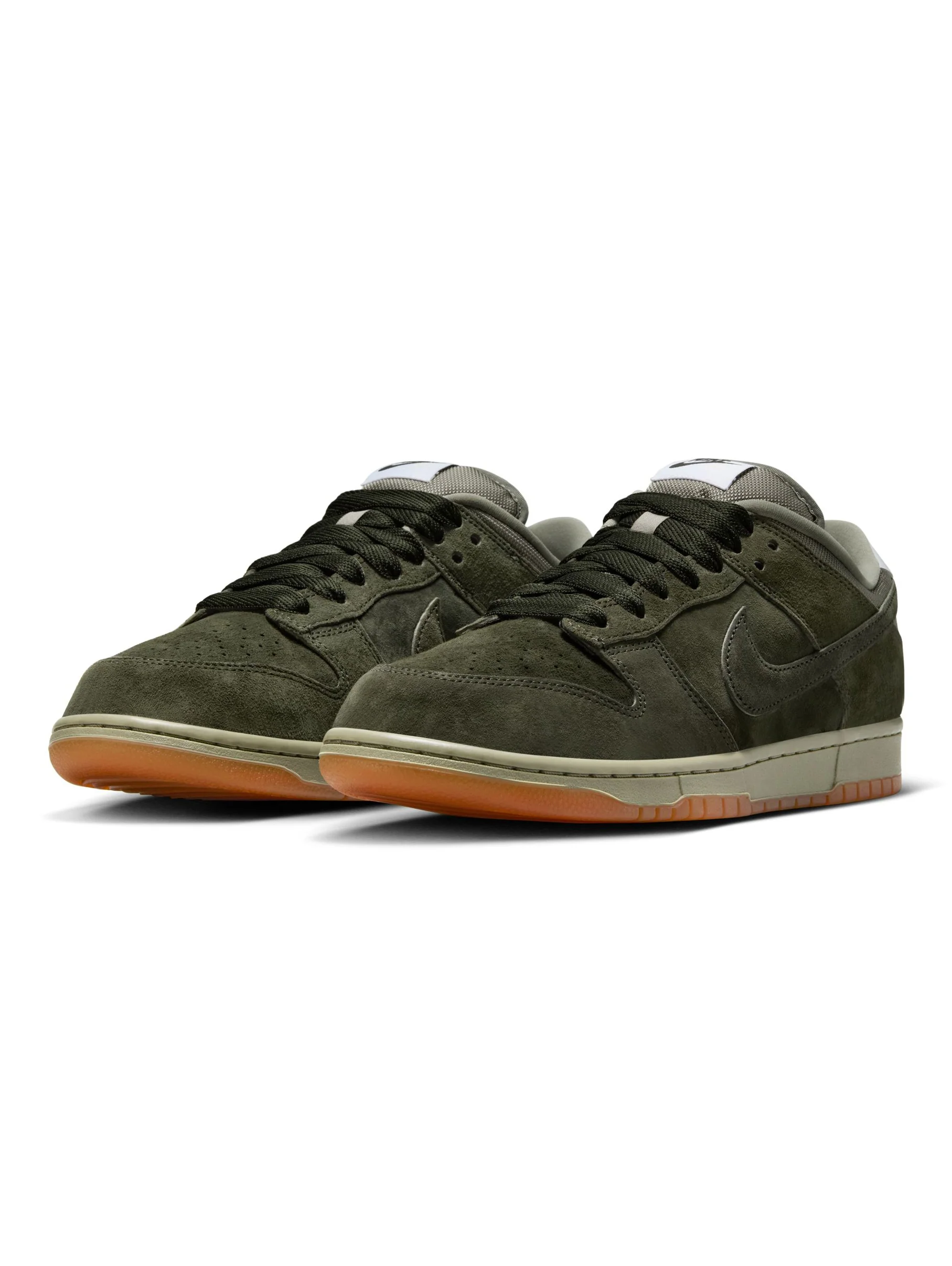 Nike SB Dunk Low Pro B - Sequoia / Lt Army / White - Image 2
