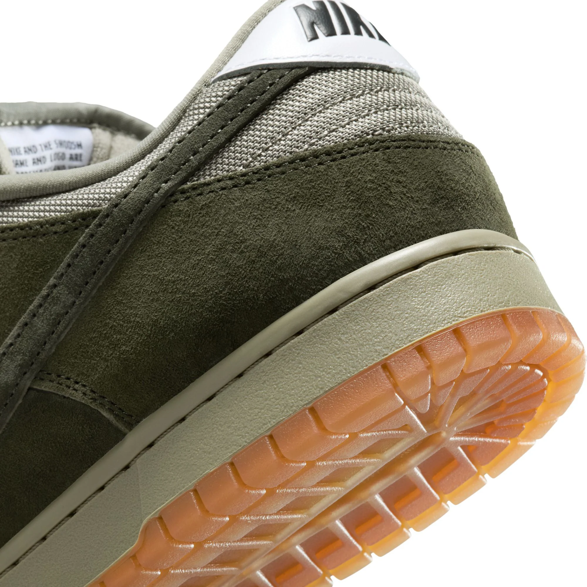 Nike SB Dunk Low Pro B - Sequoia / Lt Army / White - Image 7