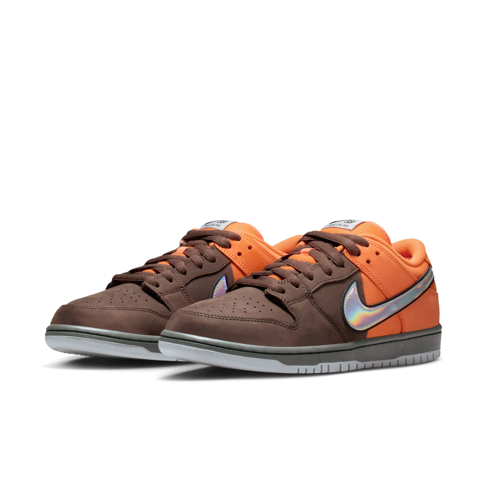 Nike SB Dunk Low Pro "Muni Fast Pass" - Safety Orange / Baroque Brown - Image 2