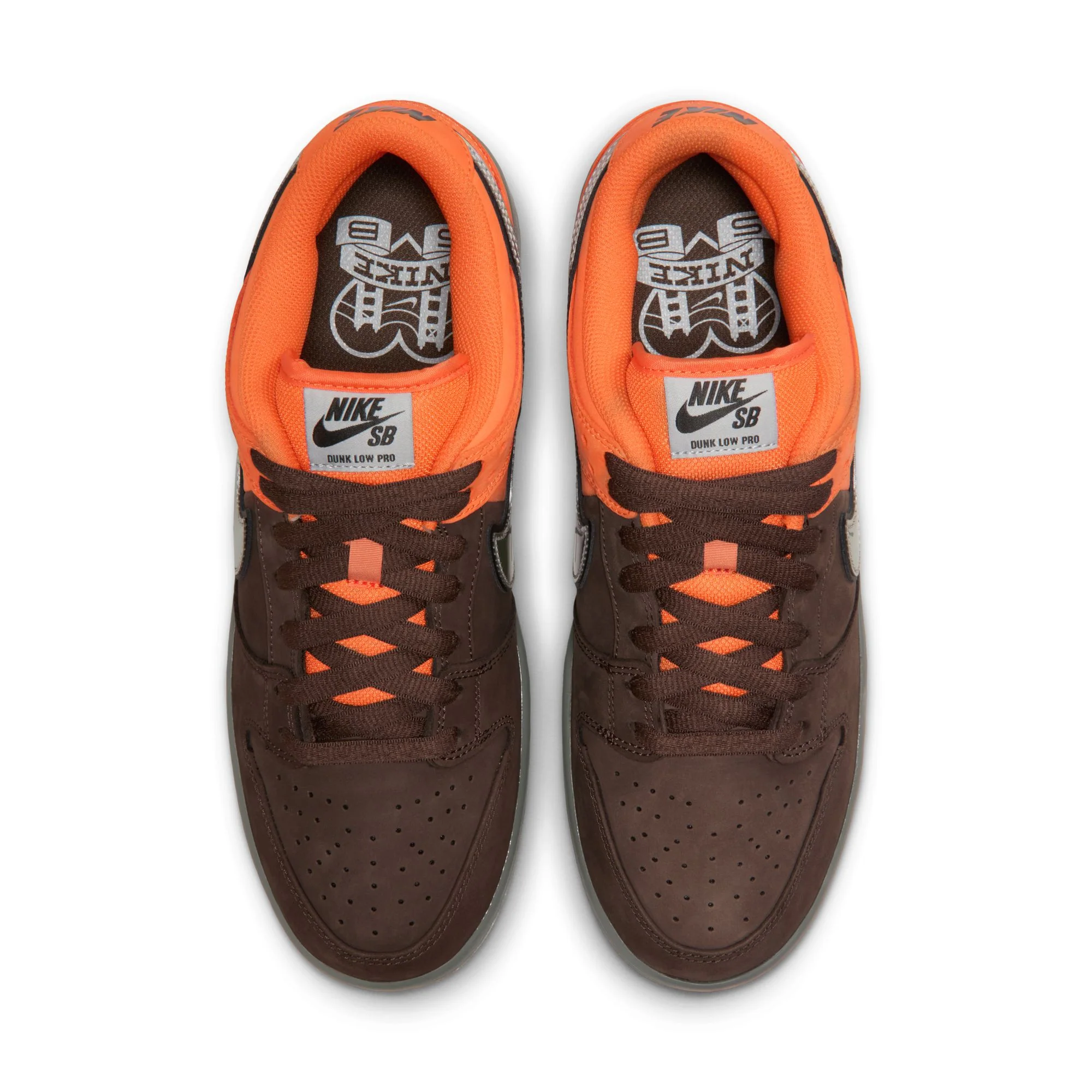 Nike SB Dunk Low Pro "Muni Fast Pass" - Safety Orange / Baroque Brown - Image 3