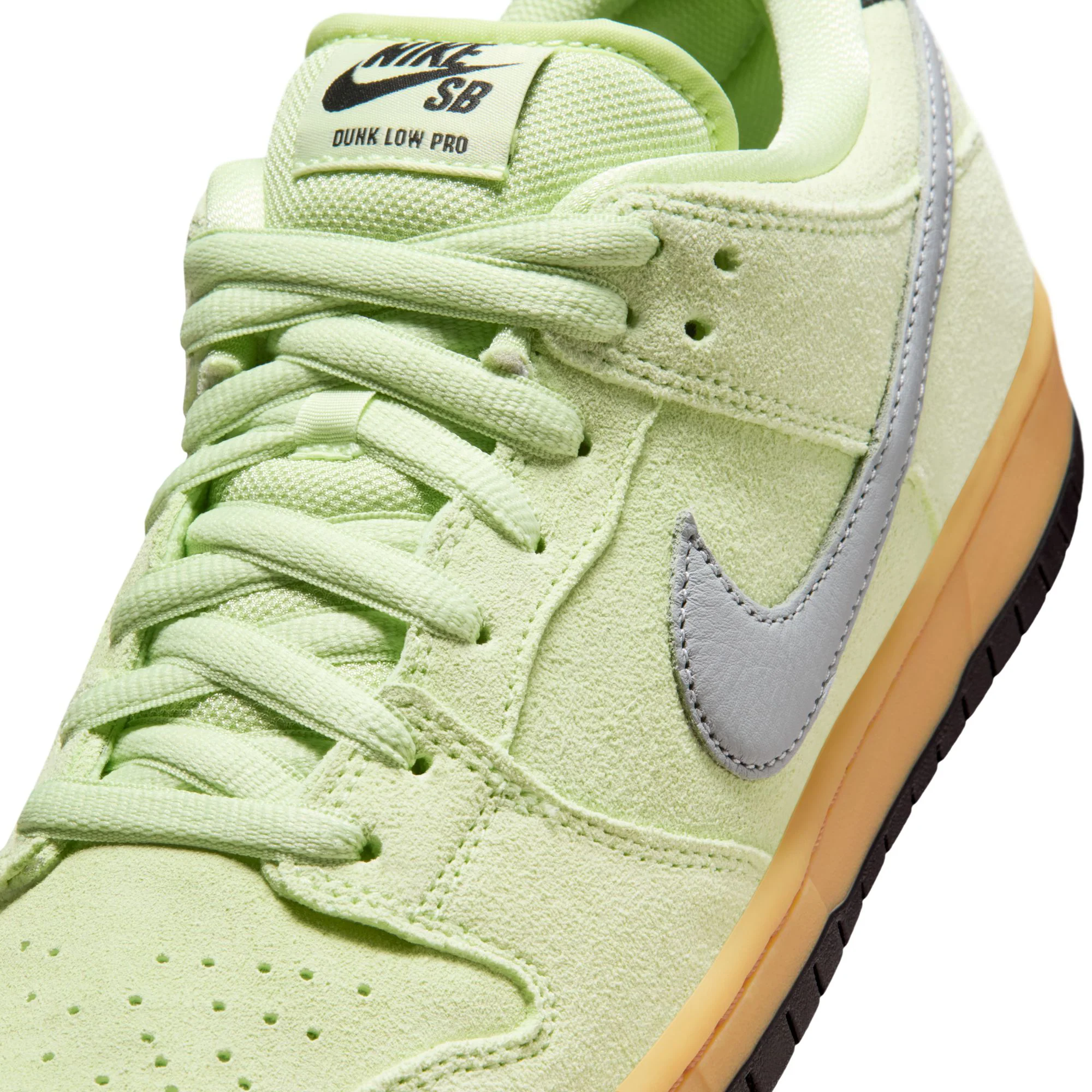 Nike SB Dunk Low Pro Premium - Verdugo Mountain Lt Liquid Lime / Wolf Grey-Black - Image 6