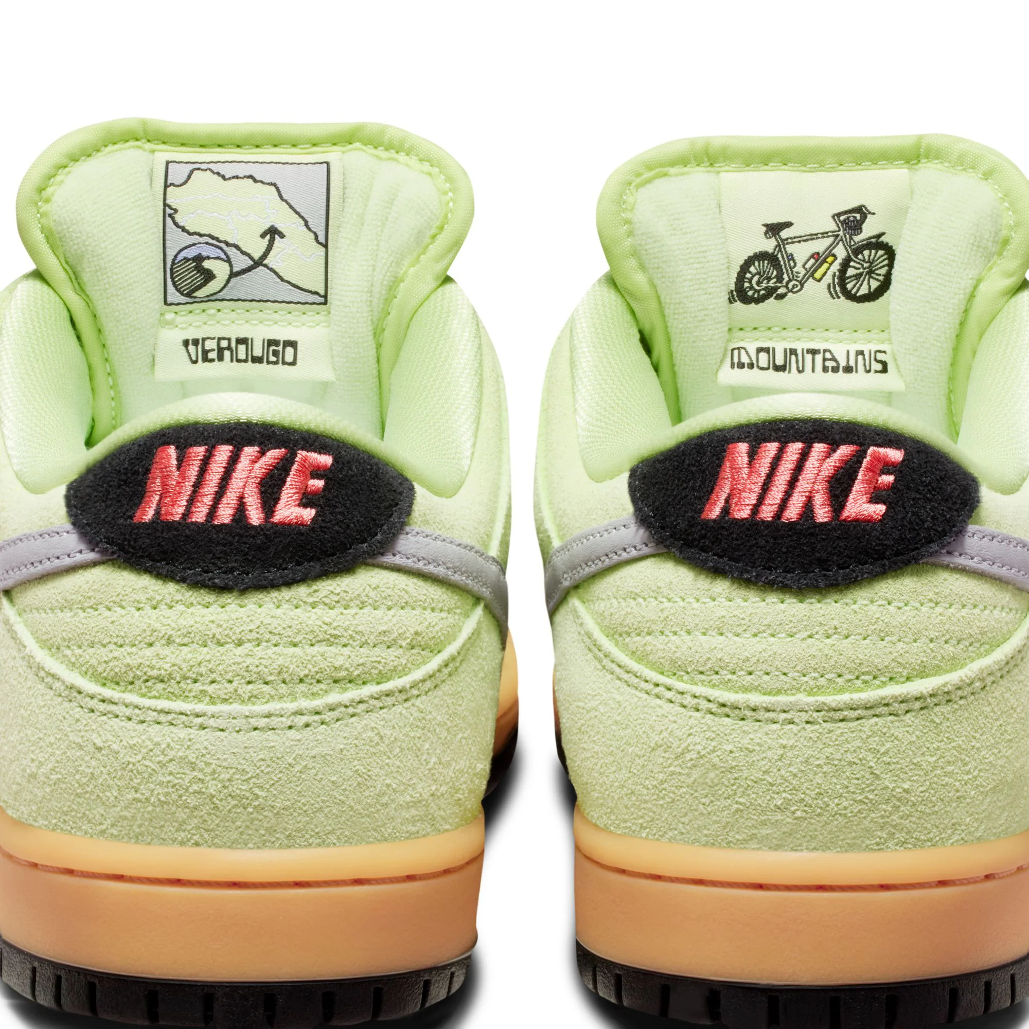 Nike SB Dunk Low Pro Premium - Verdugo Mountain Lt Liquid Lime / Wolf Grey-Black - Image 8