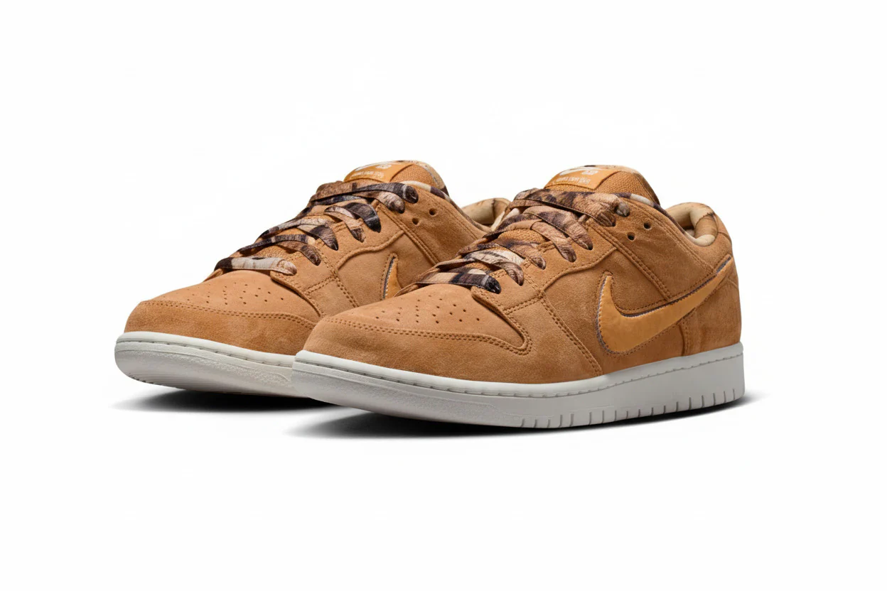 Nike SB Dunk Low Pro Qs Note - Flax / Honeycomb - Image 2