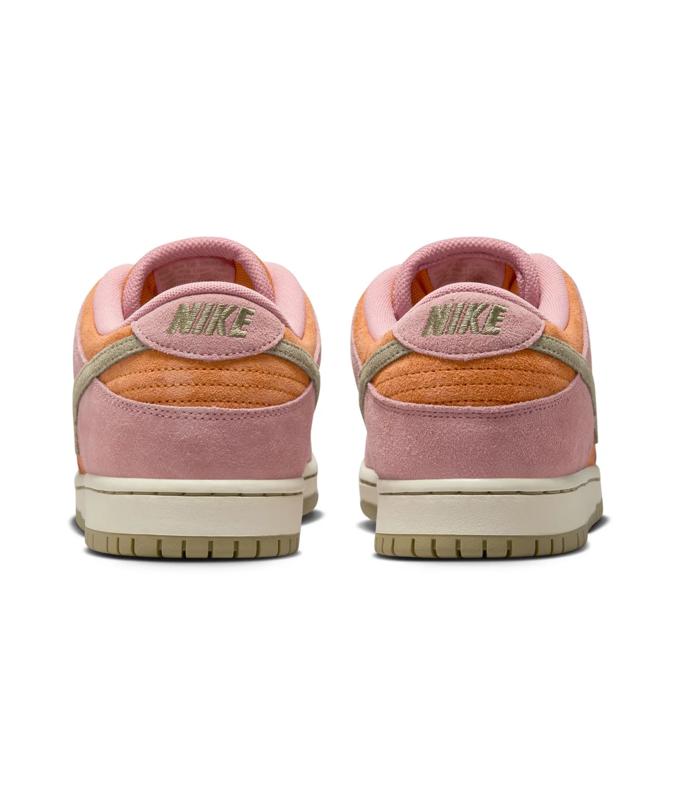 Nike SB Dunk Low Pro - Red Stardust / Neutral Olive / Monarch - Image 4