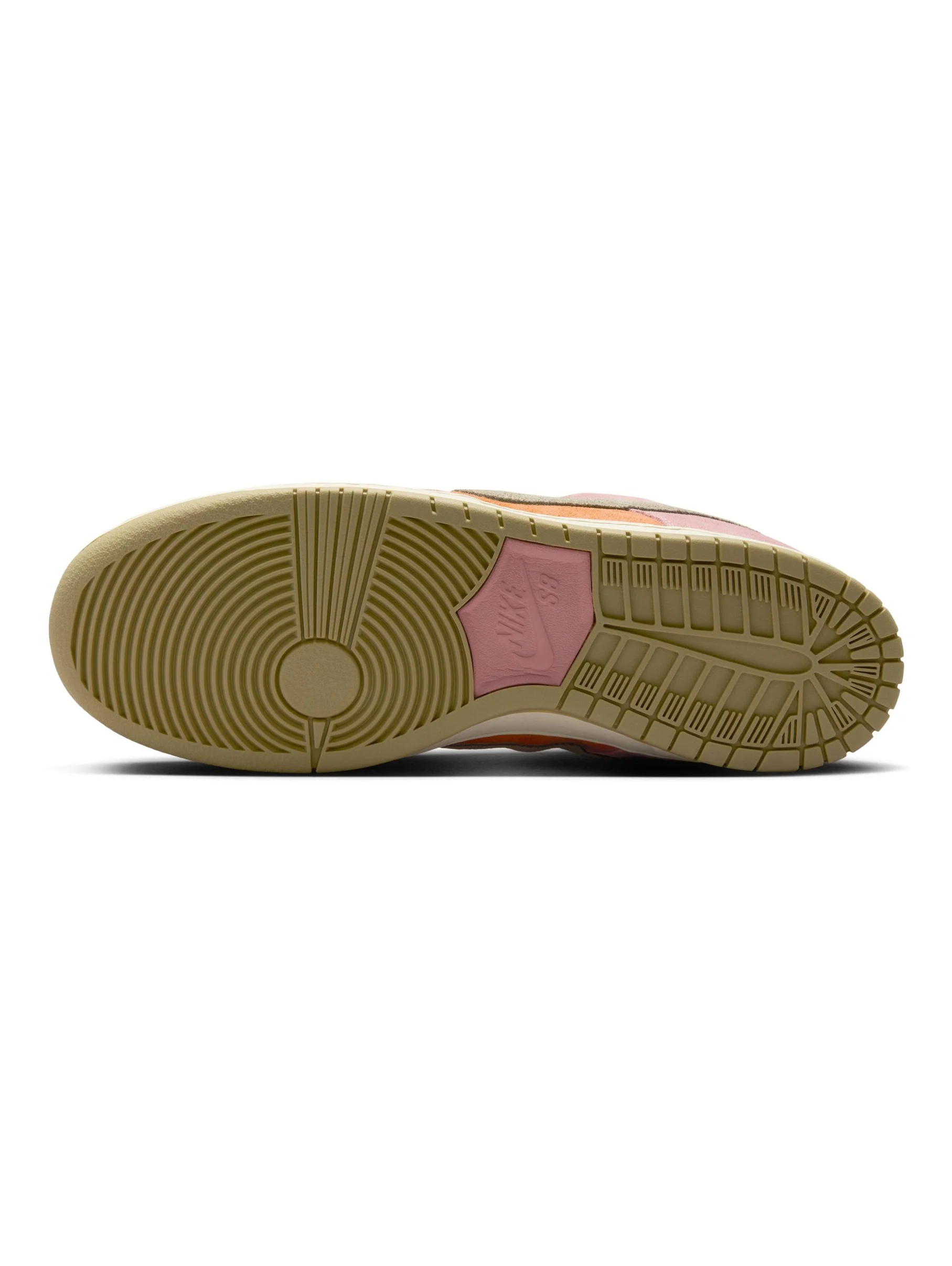 Nike SB Dunk Low Pro - Red Stardust / Neutral Olive / Monarch - Image 5