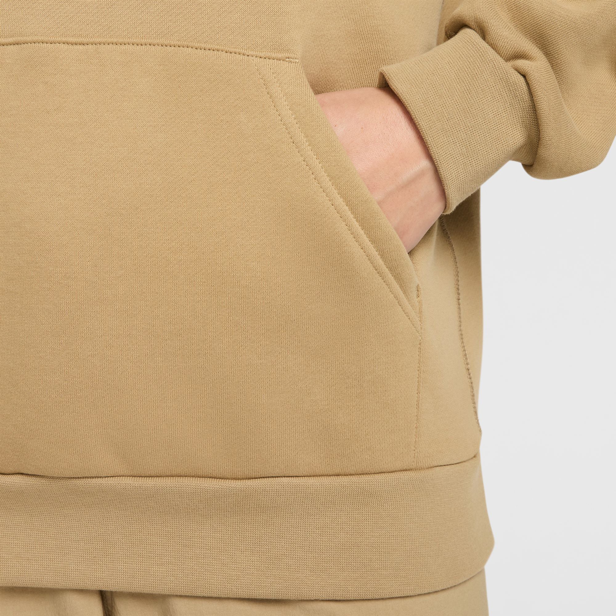 Nike SB Essential Logo PO Hoodie - Parachute Beige / White - Image 4