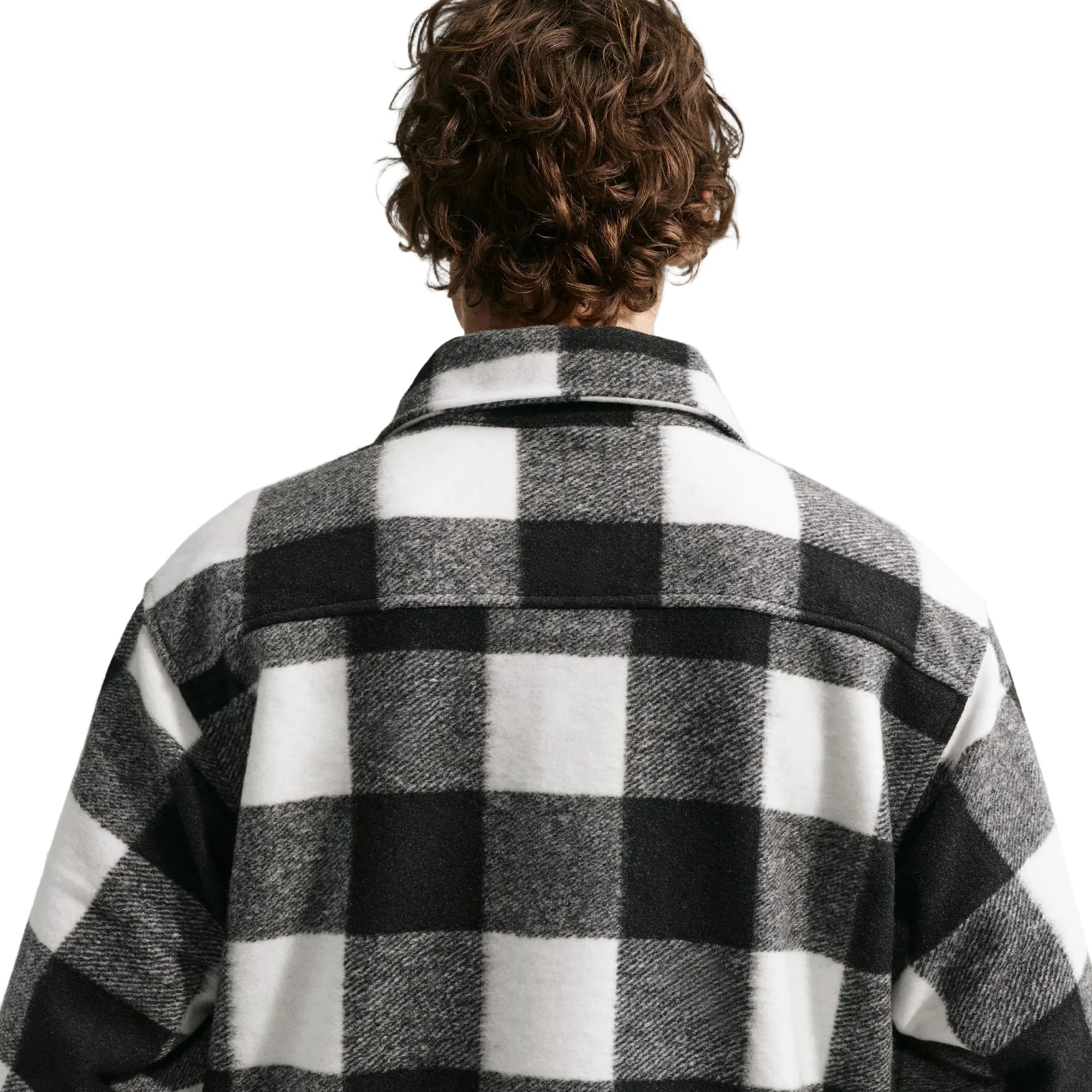 Nike SB Essential Skate Shirt Jacket - White / Black - Image 2