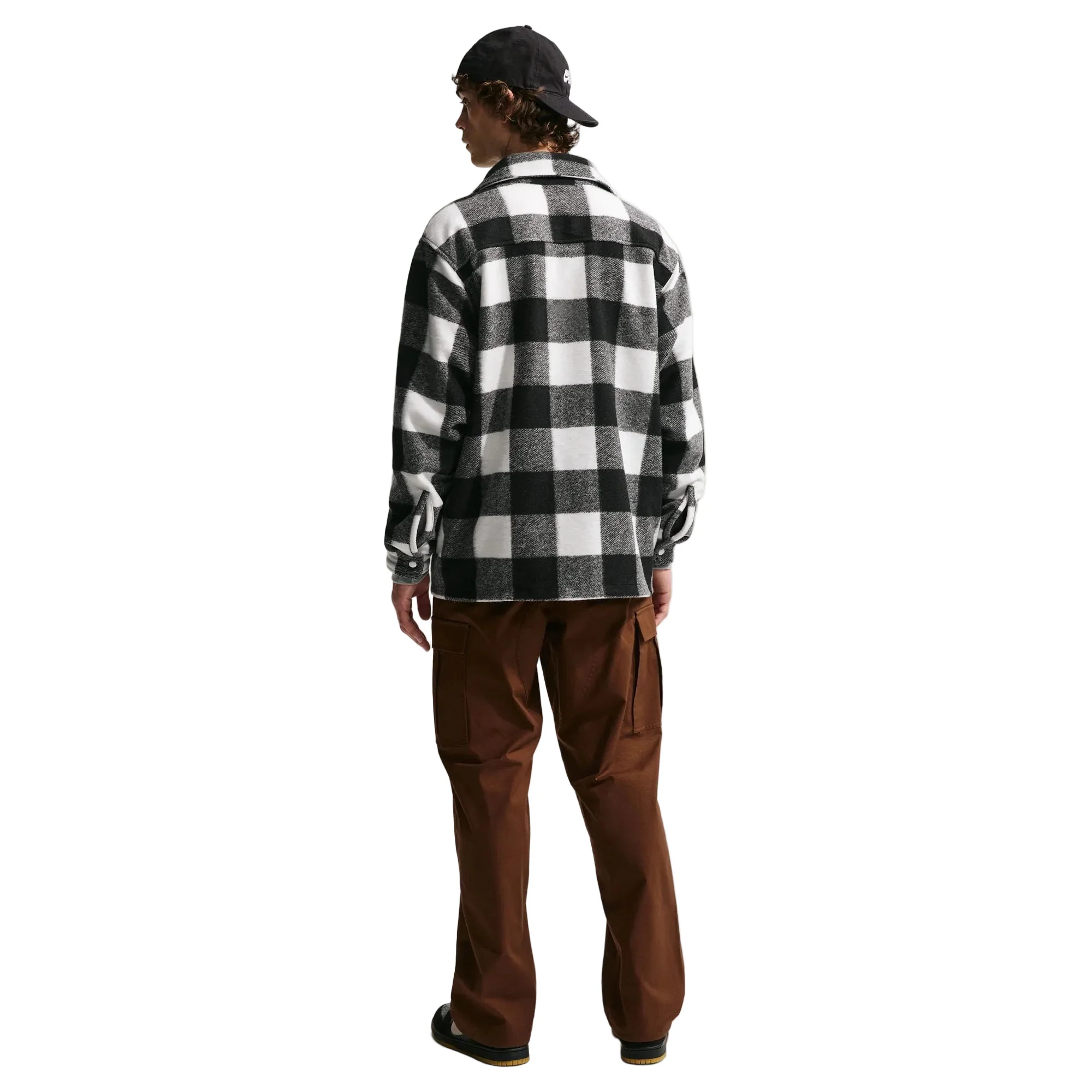 Nike SB Essential Skate Shirt Jacket - White / Black - Image 4