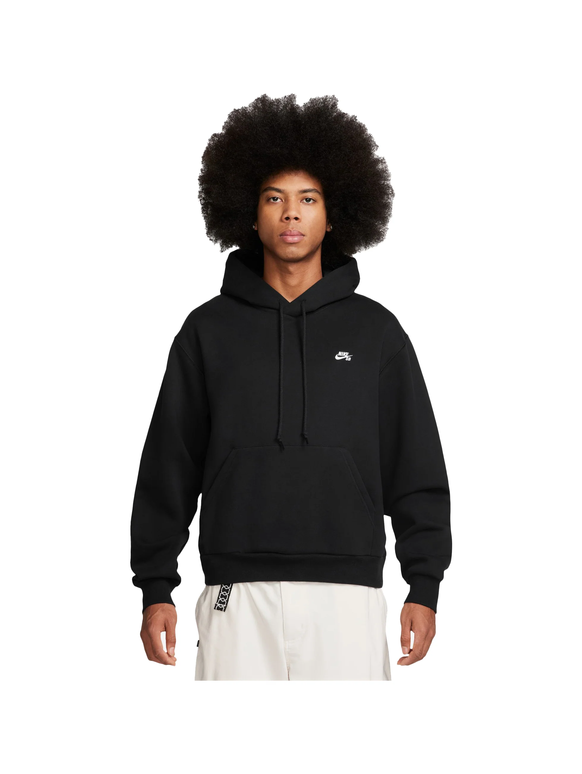 Nike SB Essential Logo PO Hoodie - Black / White