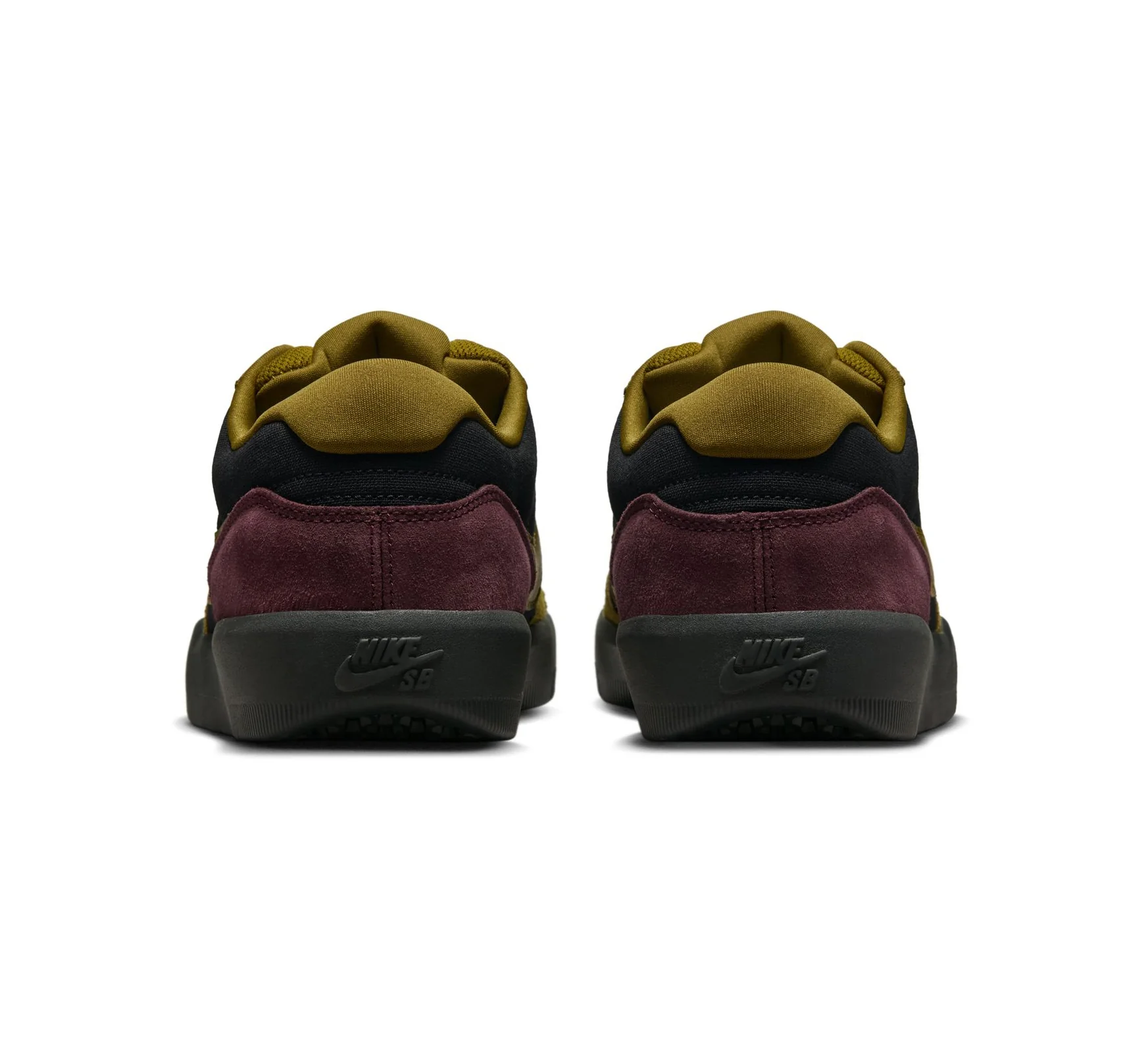 Nike SB Force 58 - Black / Olive Flak / Burgundy - Image 4