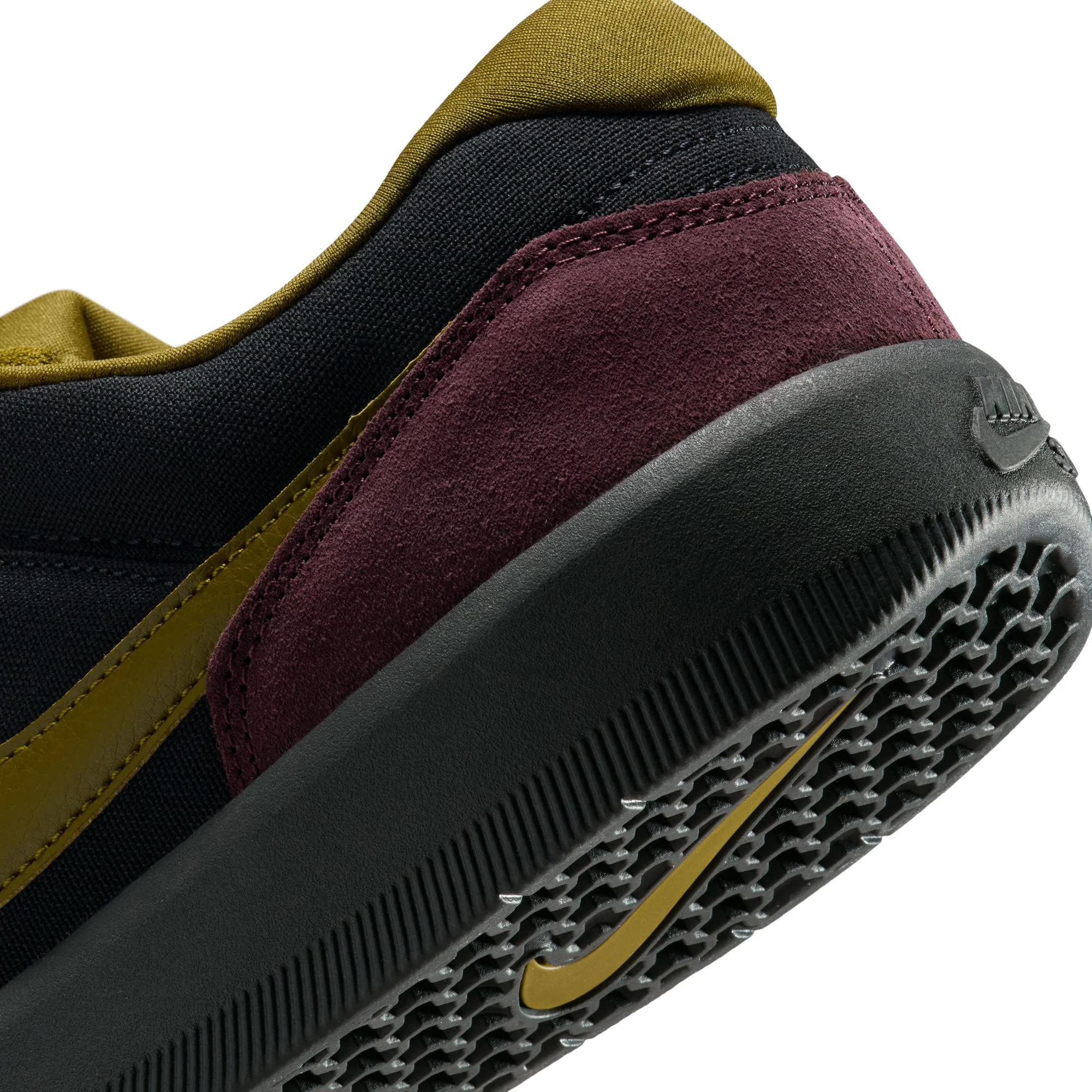 Nike SB Force 58 - Black / Olive Flak / Burgundy - Image 7