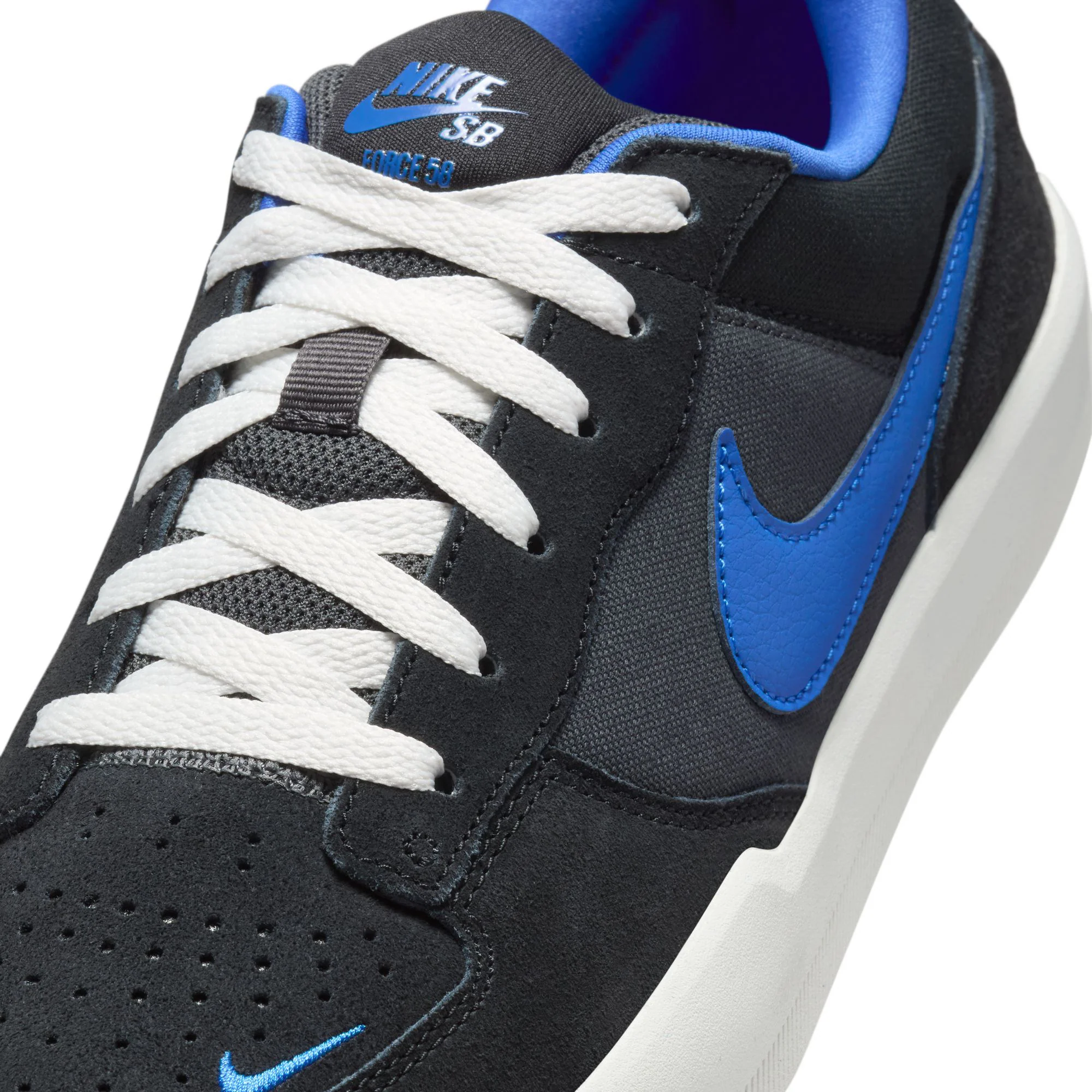 Nike SB Force 58 - Black / Royal Blue - Image 6