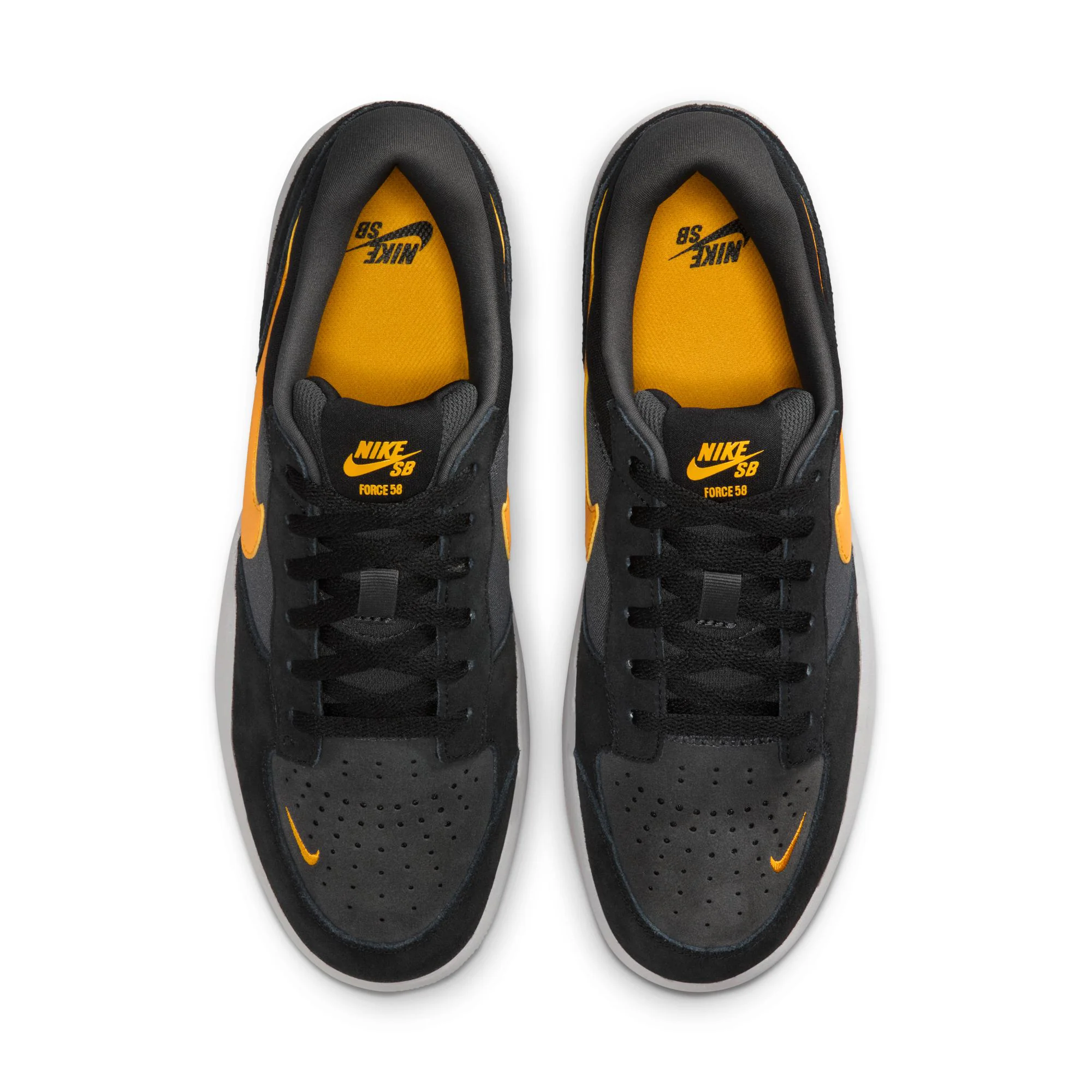 Nike SB Force 58 - Black / University Gold - Image 3