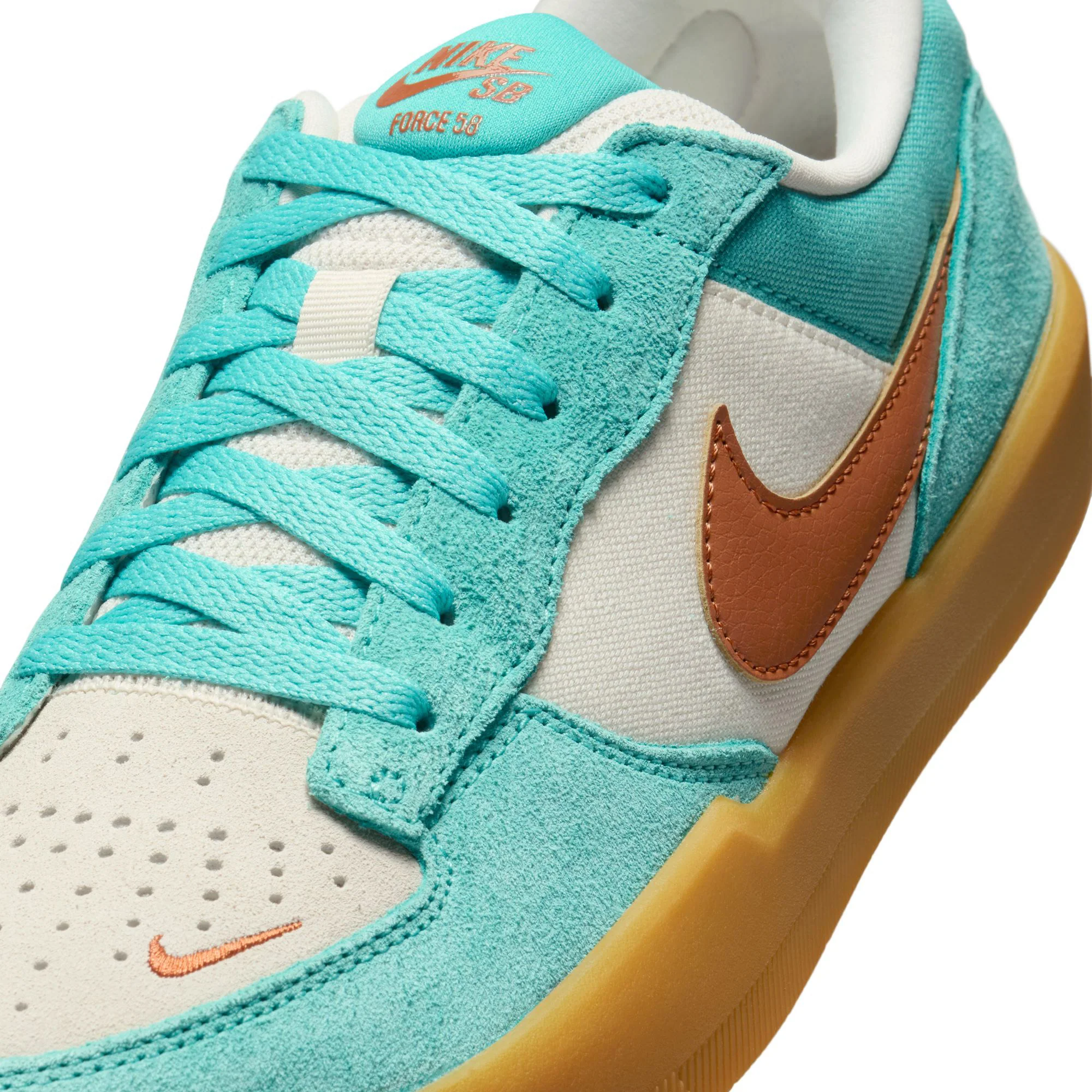Nike Sb Force 58 - Green Frost / Dark Russet - Image 6