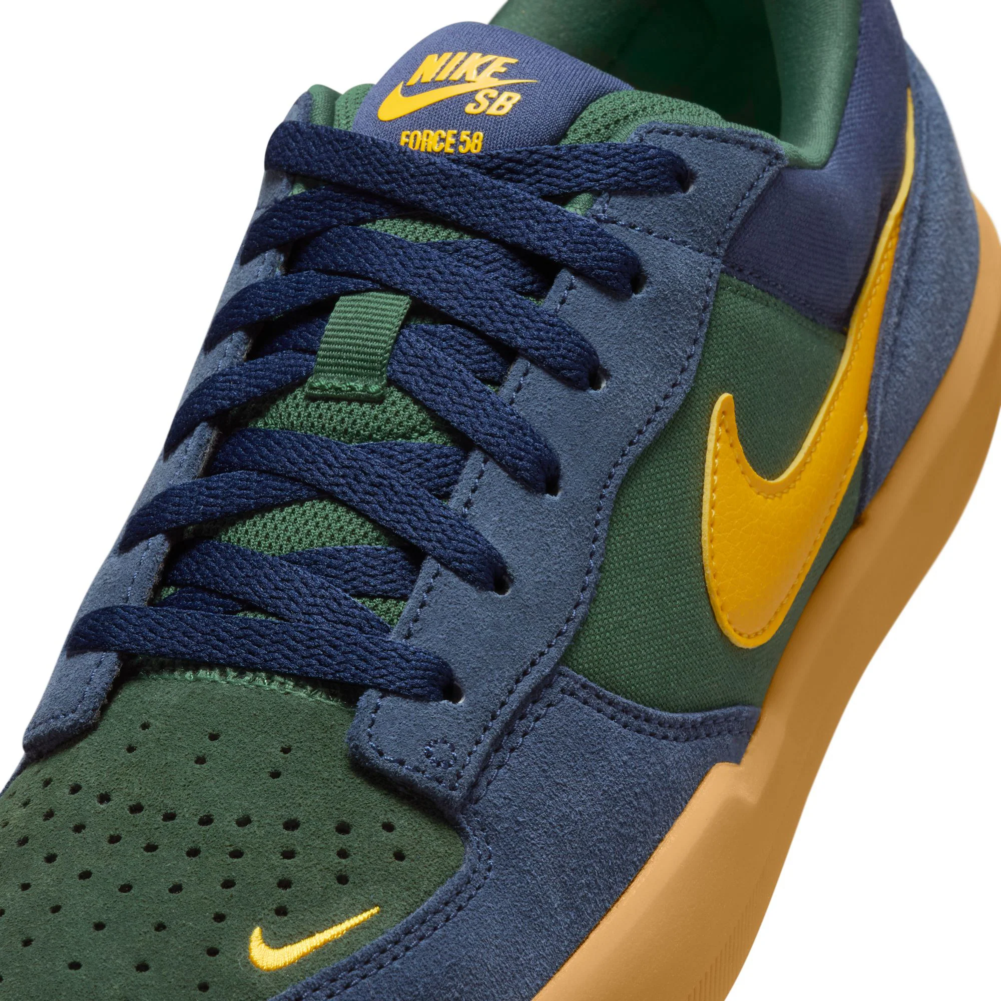 Nike SB Force 58 - Midnight Navy / University Gold - Image 6
