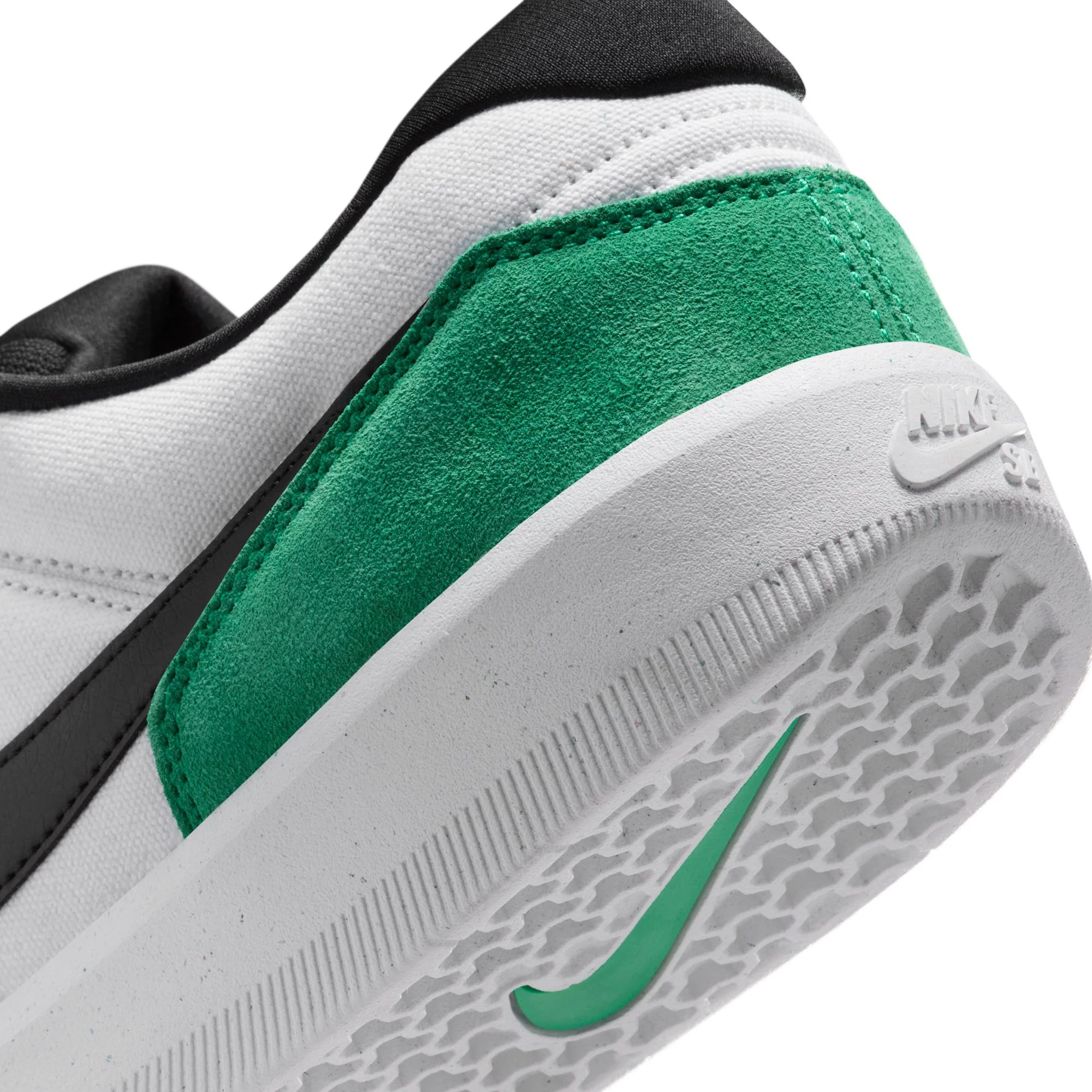 Nike SB Force 58 - White / Black / Stadium Green - Image 7