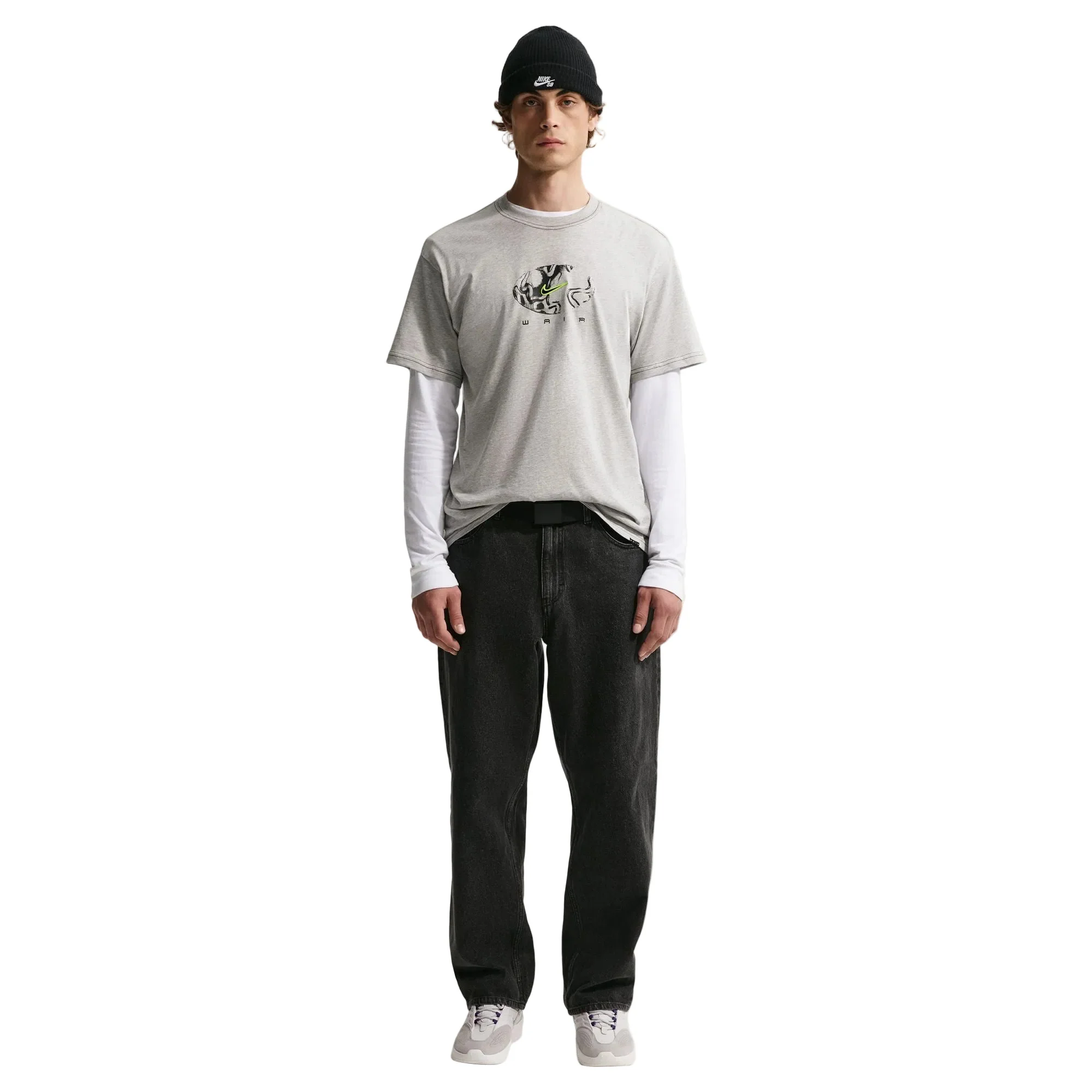 Nike SB Ishod Skate T-Shirt - Gray - Image 2