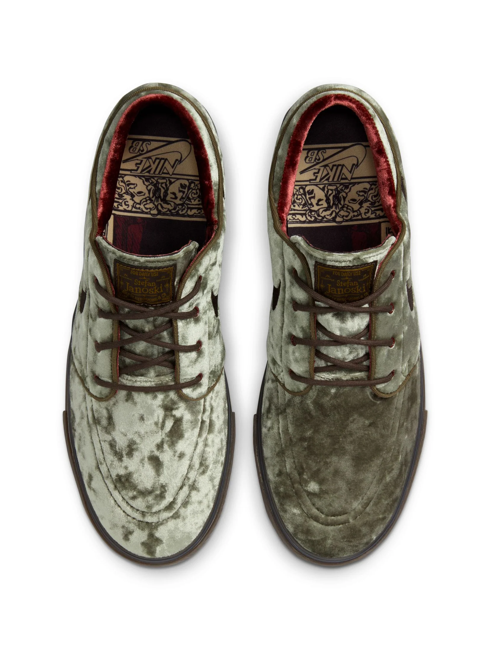 Nike SB Janoski OG+ Se - Medium Olive / Velvet Brown - Image 3