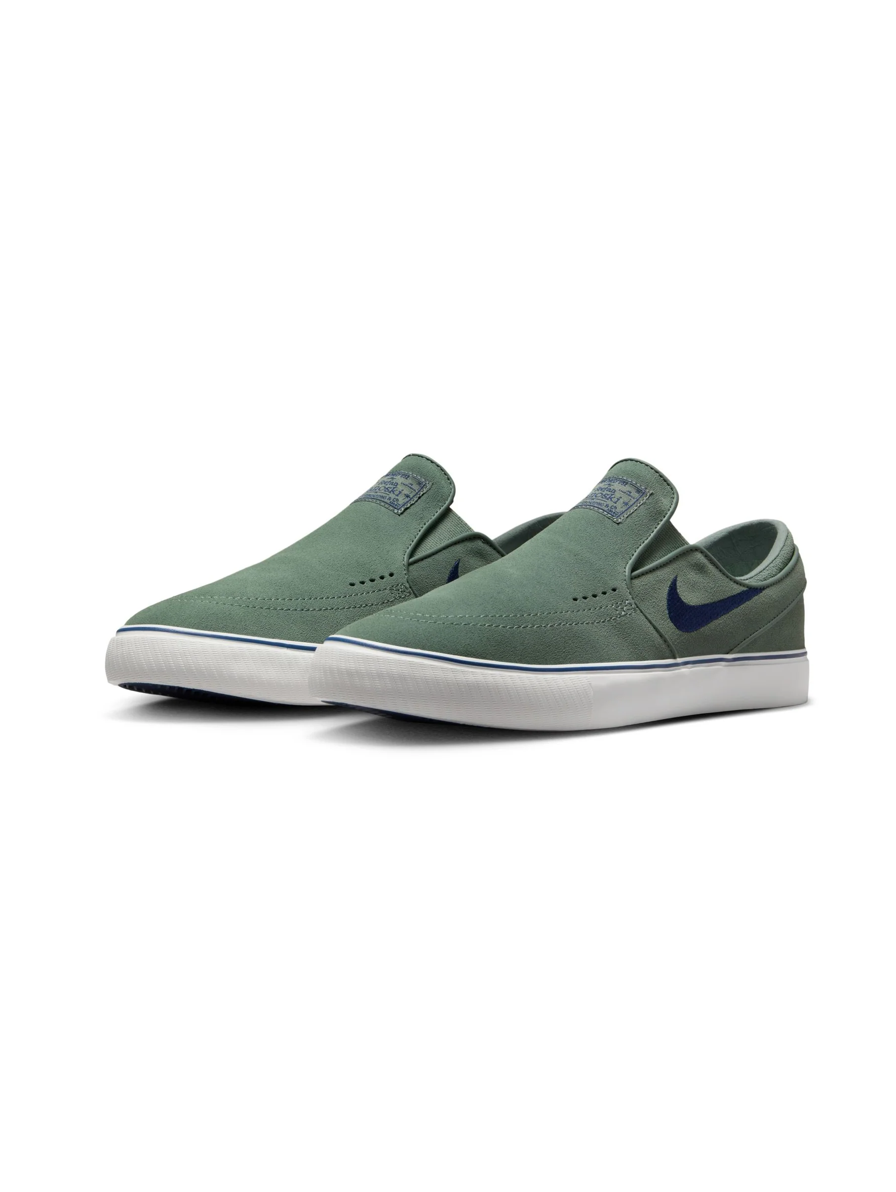Nike SB Janoski+ Slip - Clay Green / Navy - Image 2