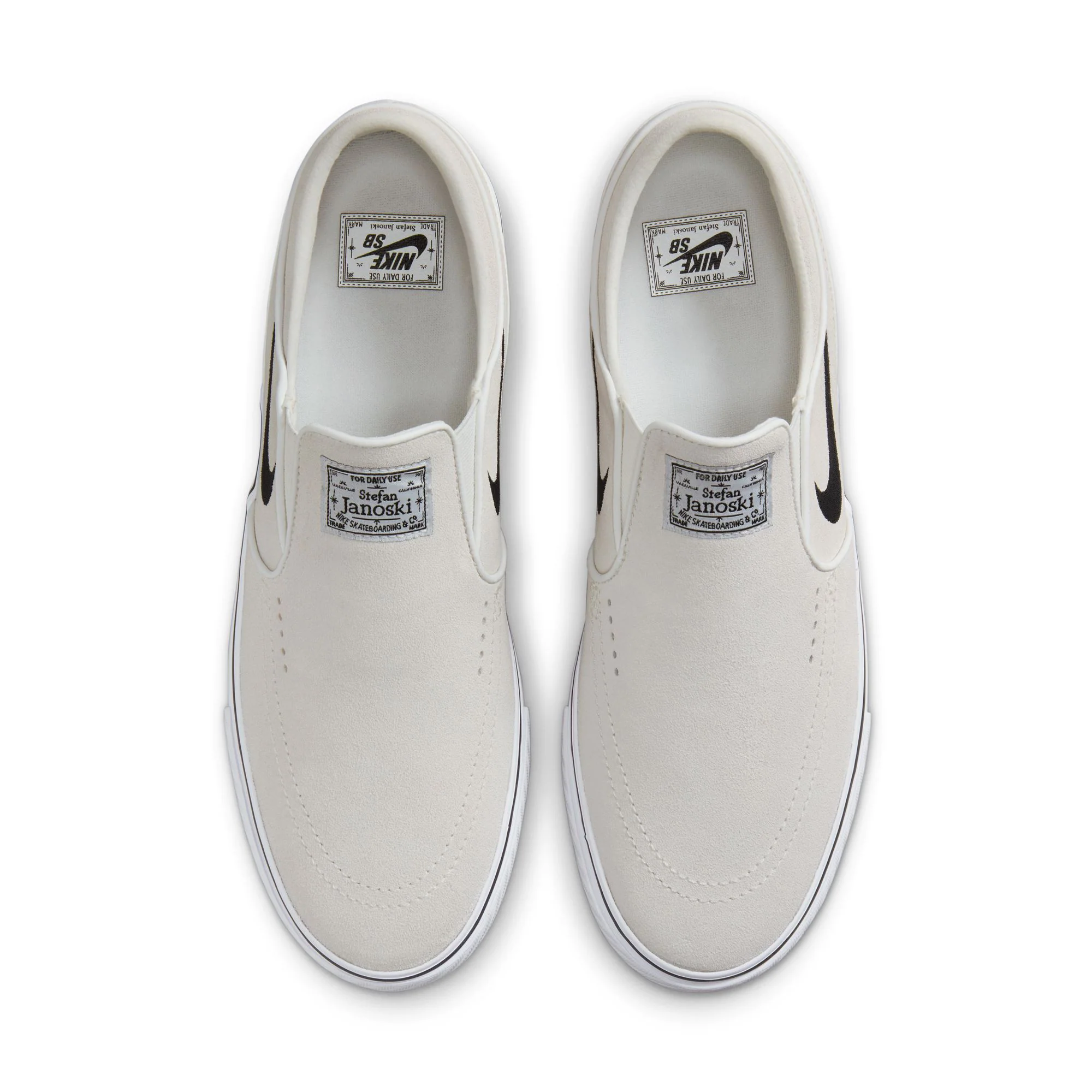 Nike SB Janoski+ Slip - Summit White / Black - Image 3
