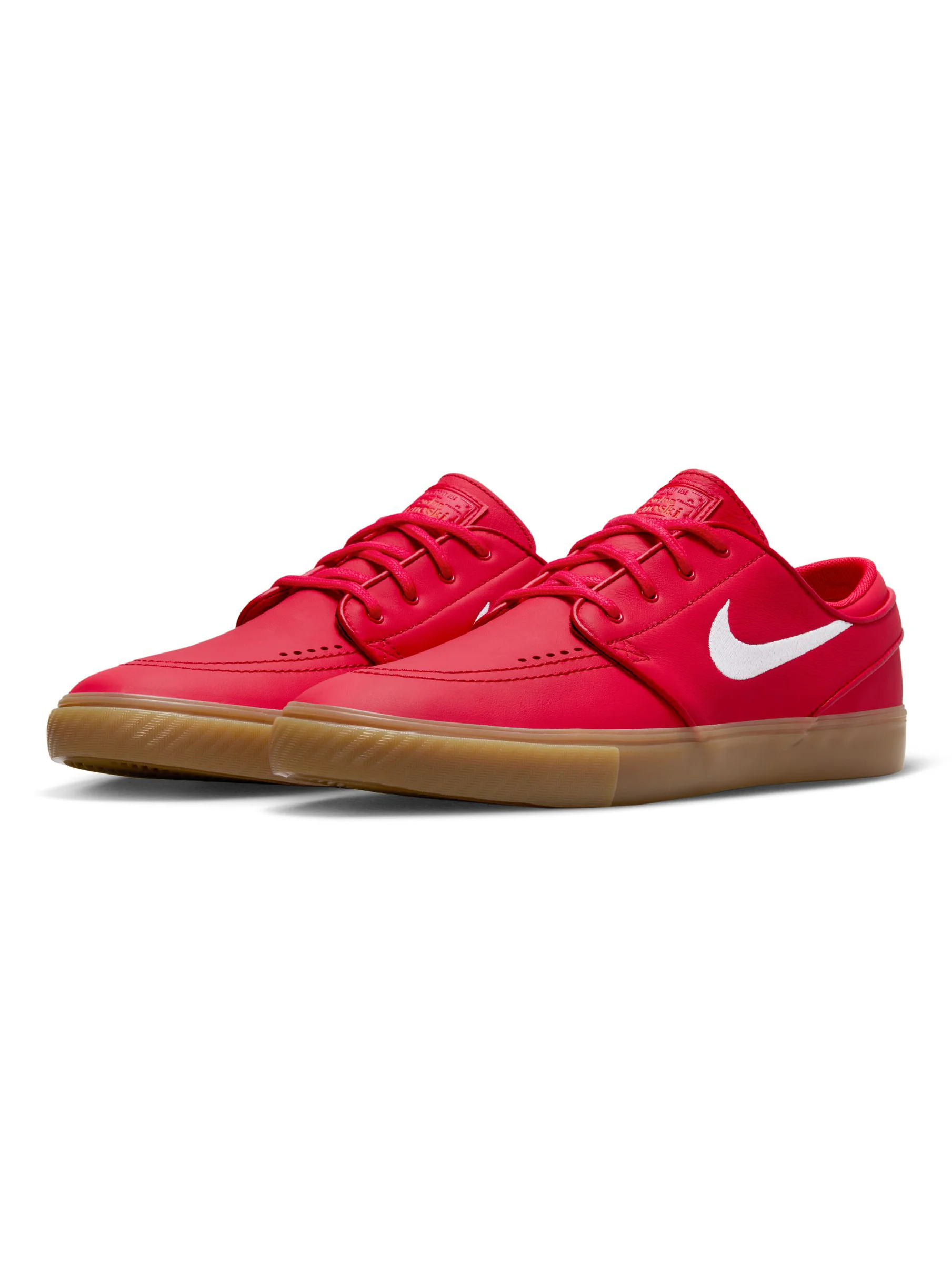 Nike SB Janoski Zoom Orange Label - University Red / White - Image 2