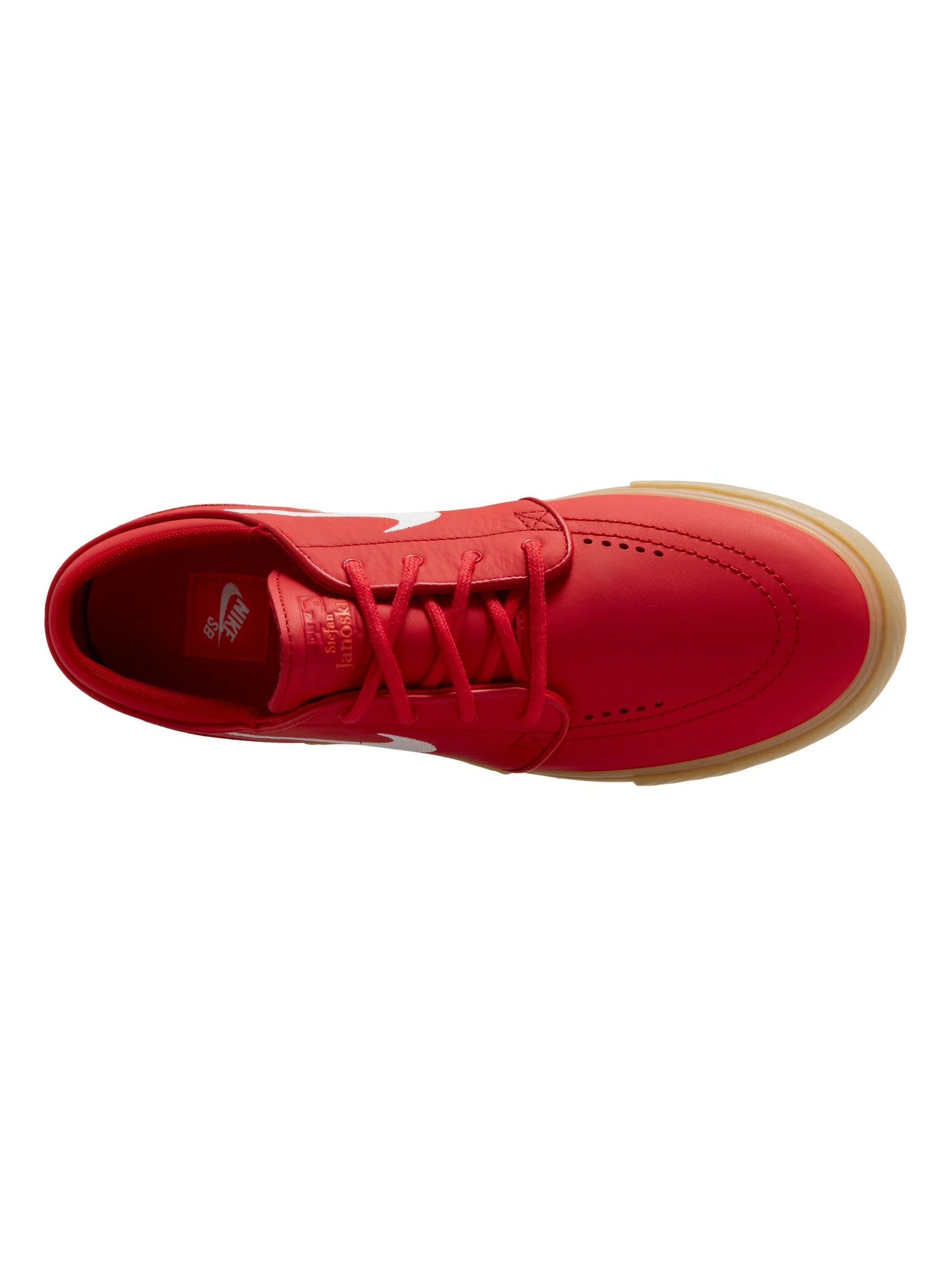 Nike SB Janoski Zoom Orange Label - University Red / White - Image 5