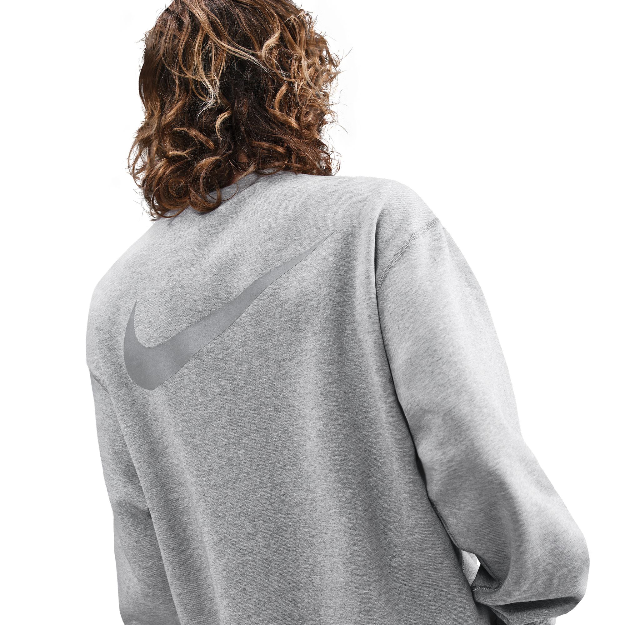 Nike SB Koston Fleece Crew - Dark Grey Heather - Image 4