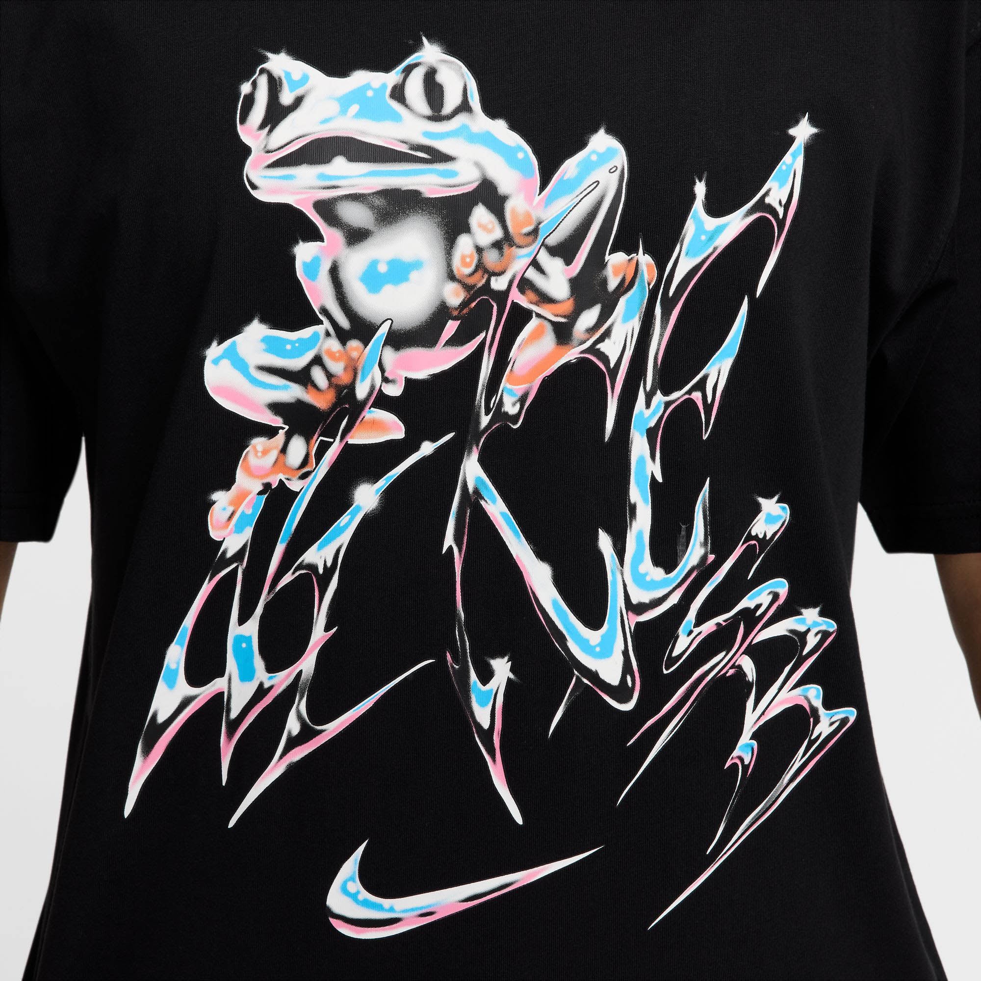 Nike SB M90 Lazy Frog Tee - Black - Image 3