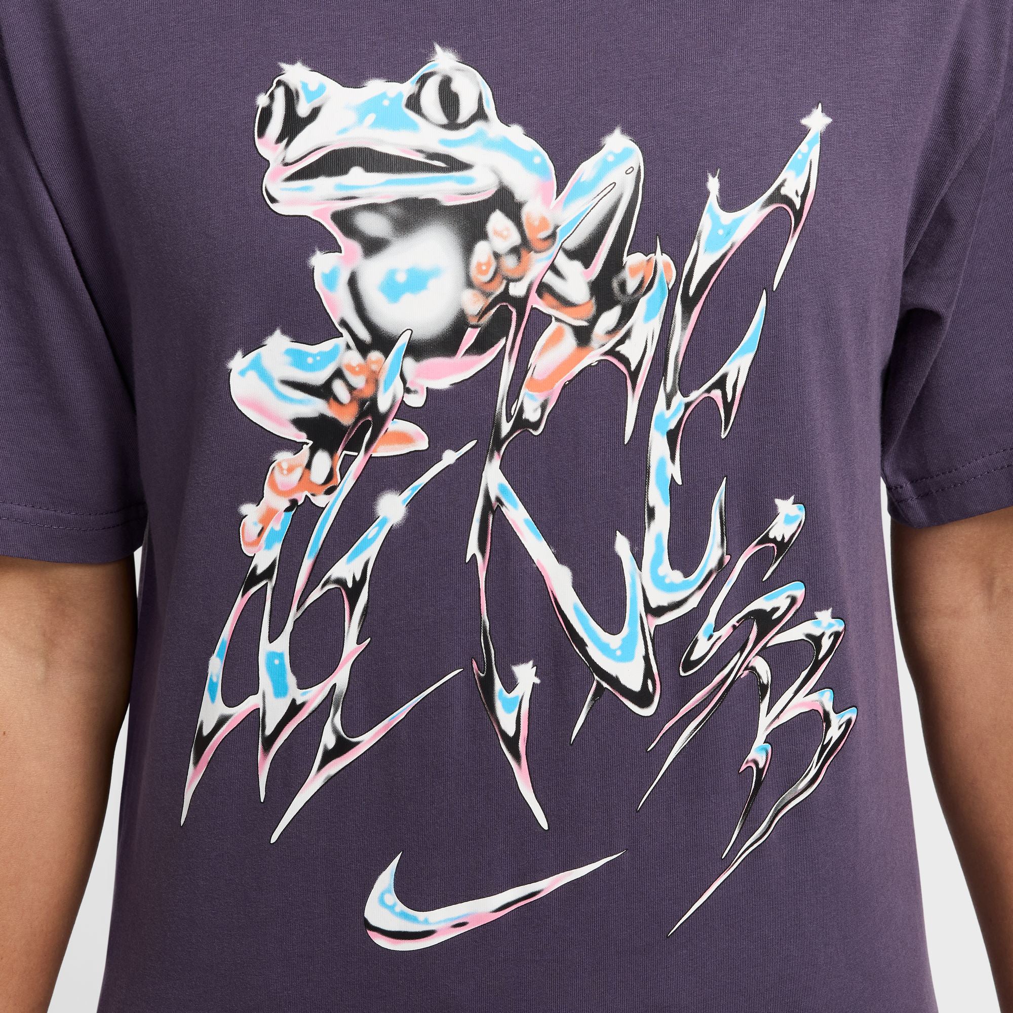Nike SB M90 Lazy Frog Tee - Dark Raisan - Image 3