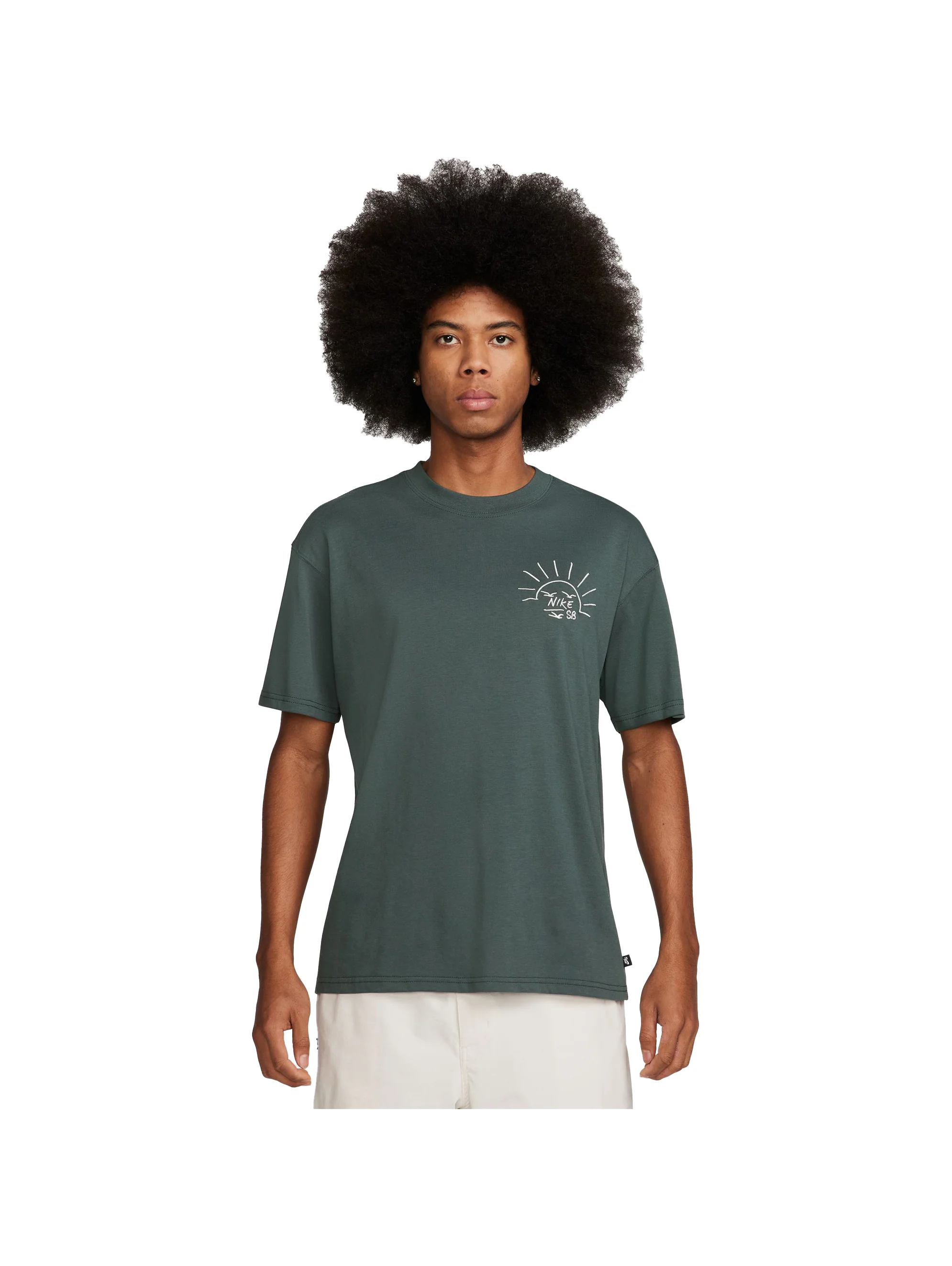 Nike SB M90 Train Moniker Tee - Vintage Green