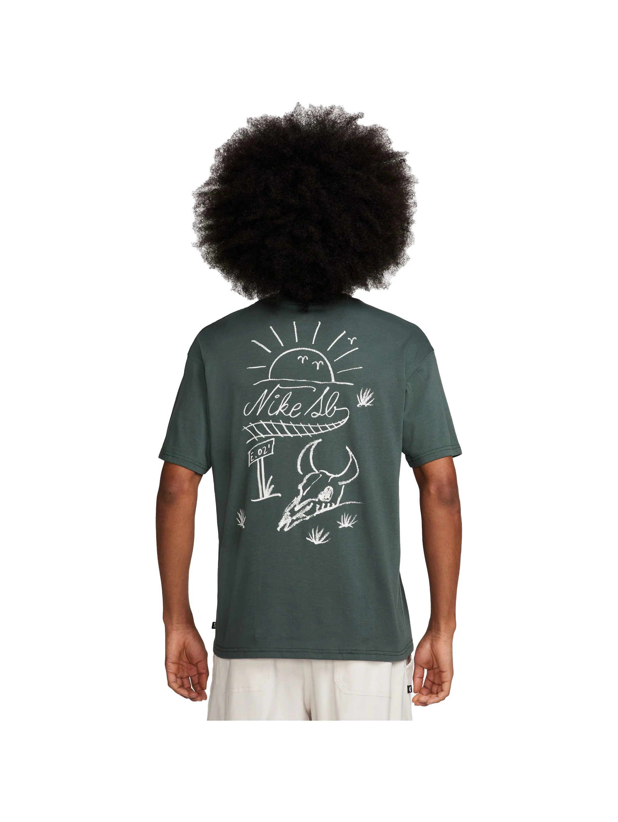 Nike SB M90 Train Moniker Tee - Vintage Green - Image 2
