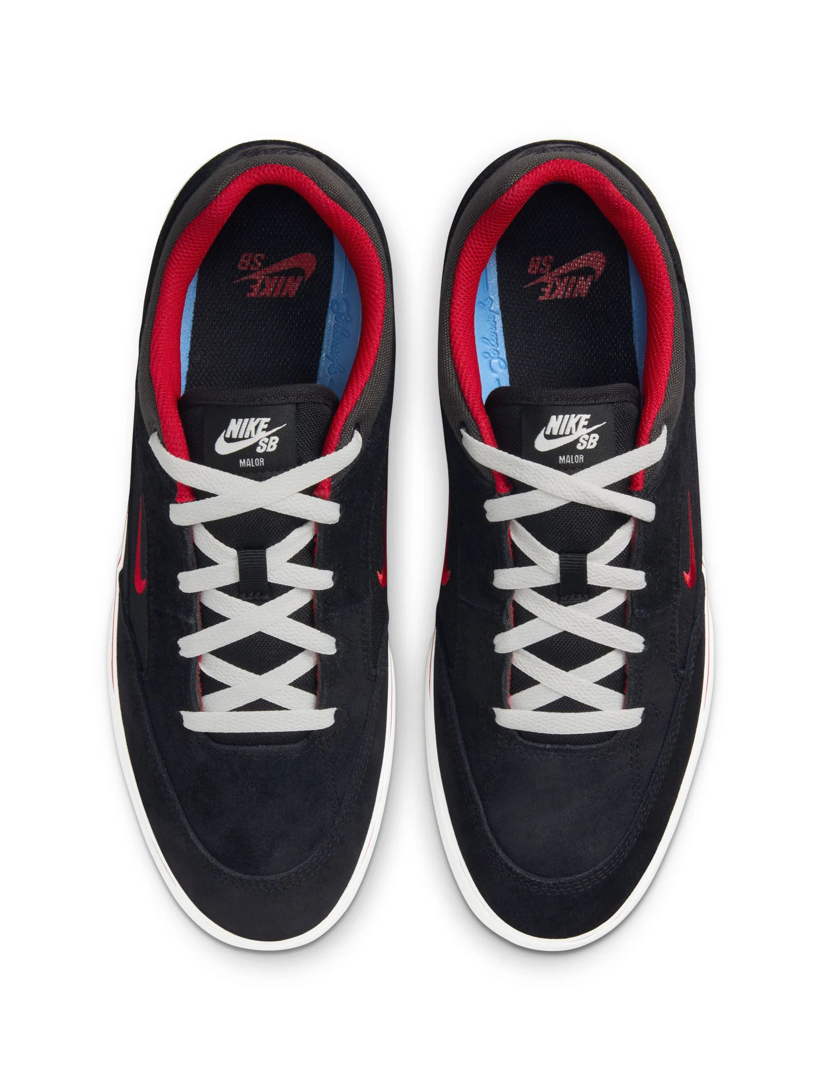 Nike SB Malor - Black / Gym Red - Image 3