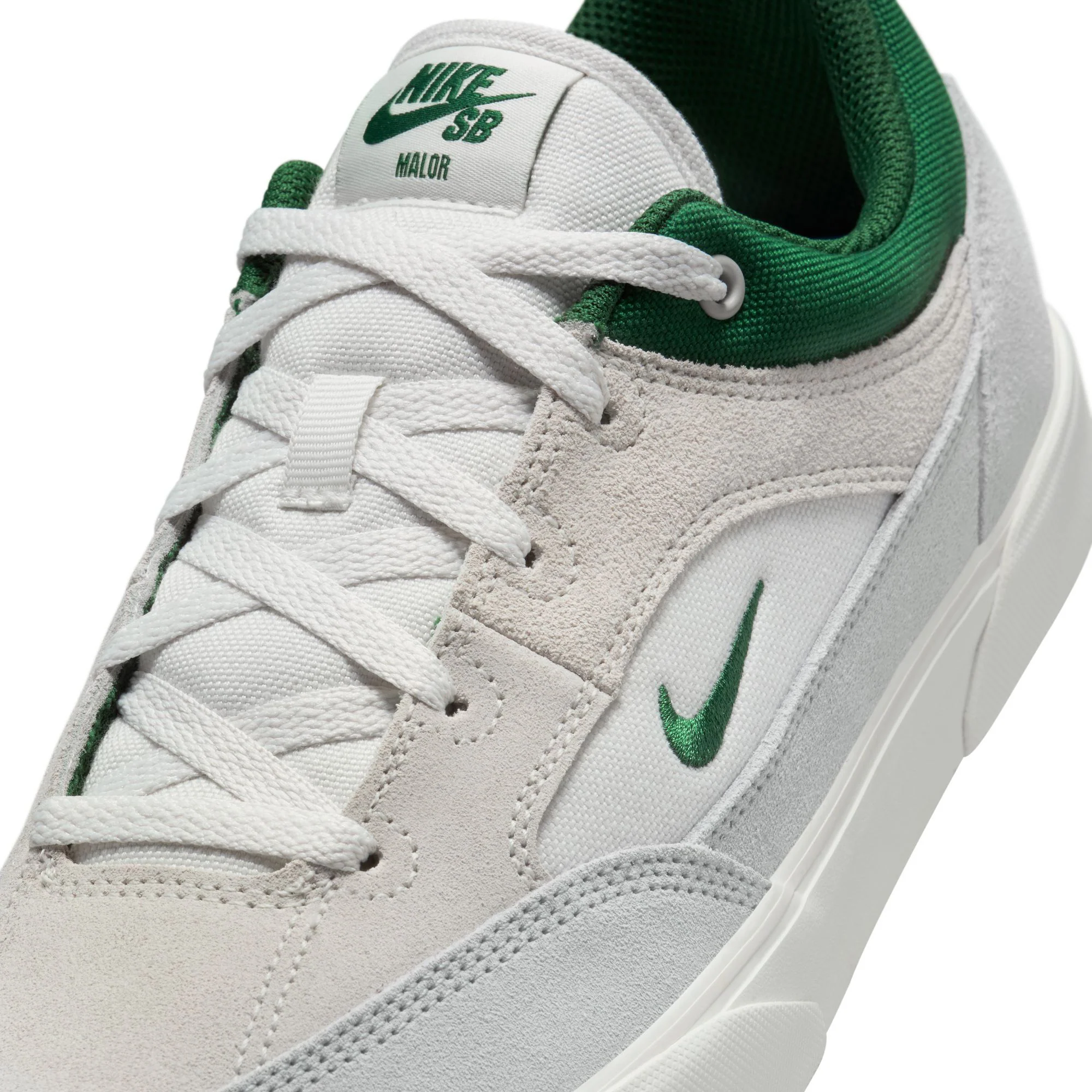 Nike SB Malor - Platinum Tint / Fir / Wolf Grey - Image 5