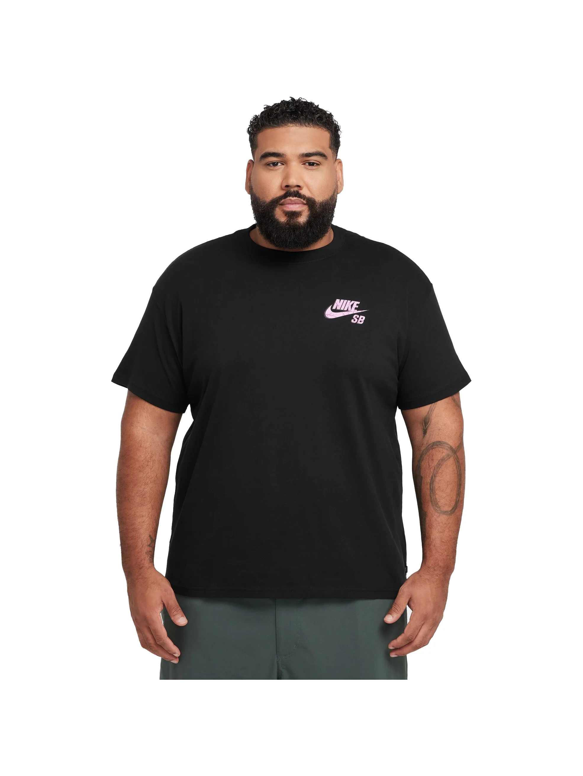 Nike SB OC Spider Halloween Glow In The Dark Tee - Black - Image 2
