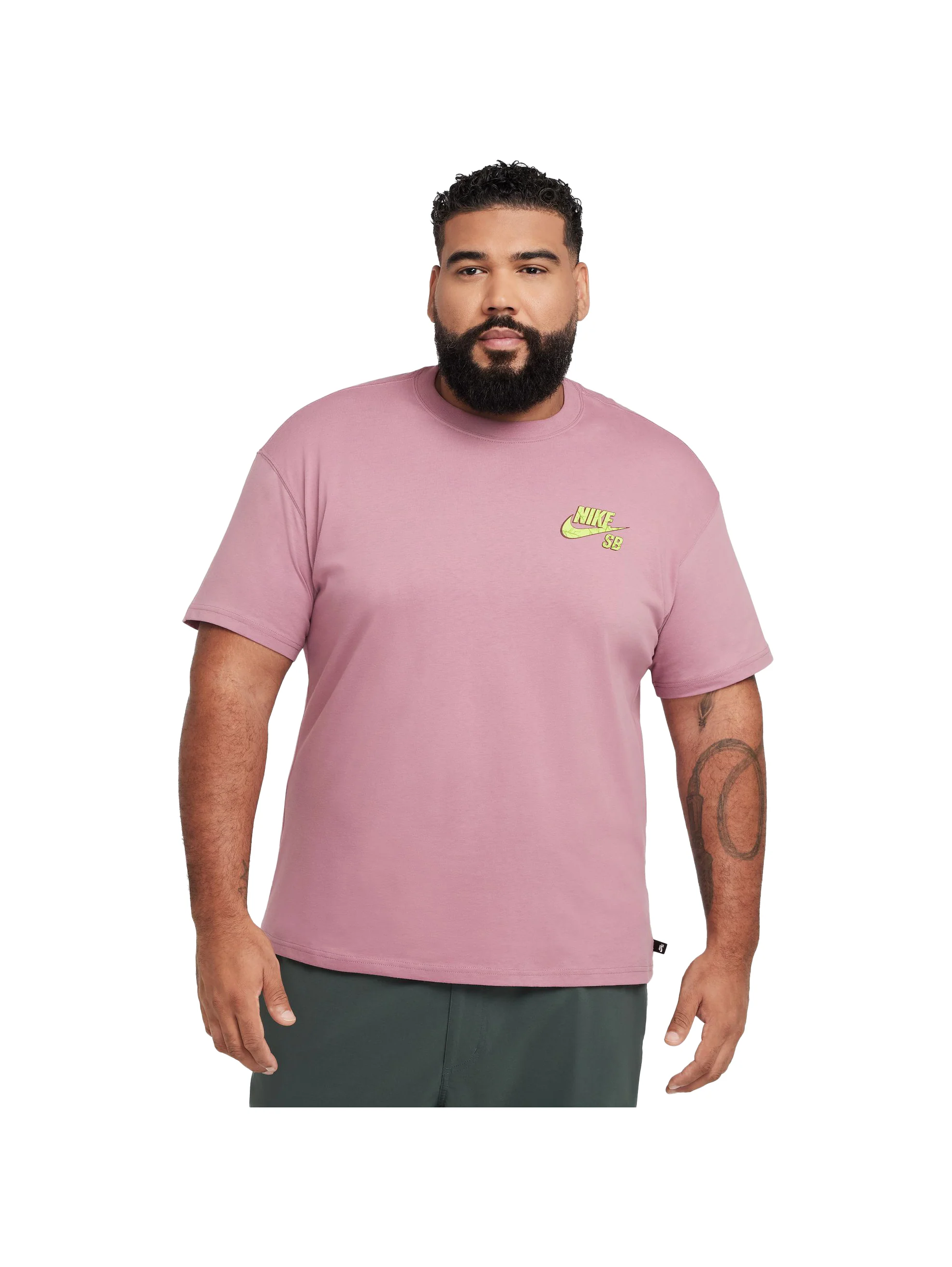 Nike SB OC Spider Halloween Glow In The Dark Tee - Plum Dust - Image 2