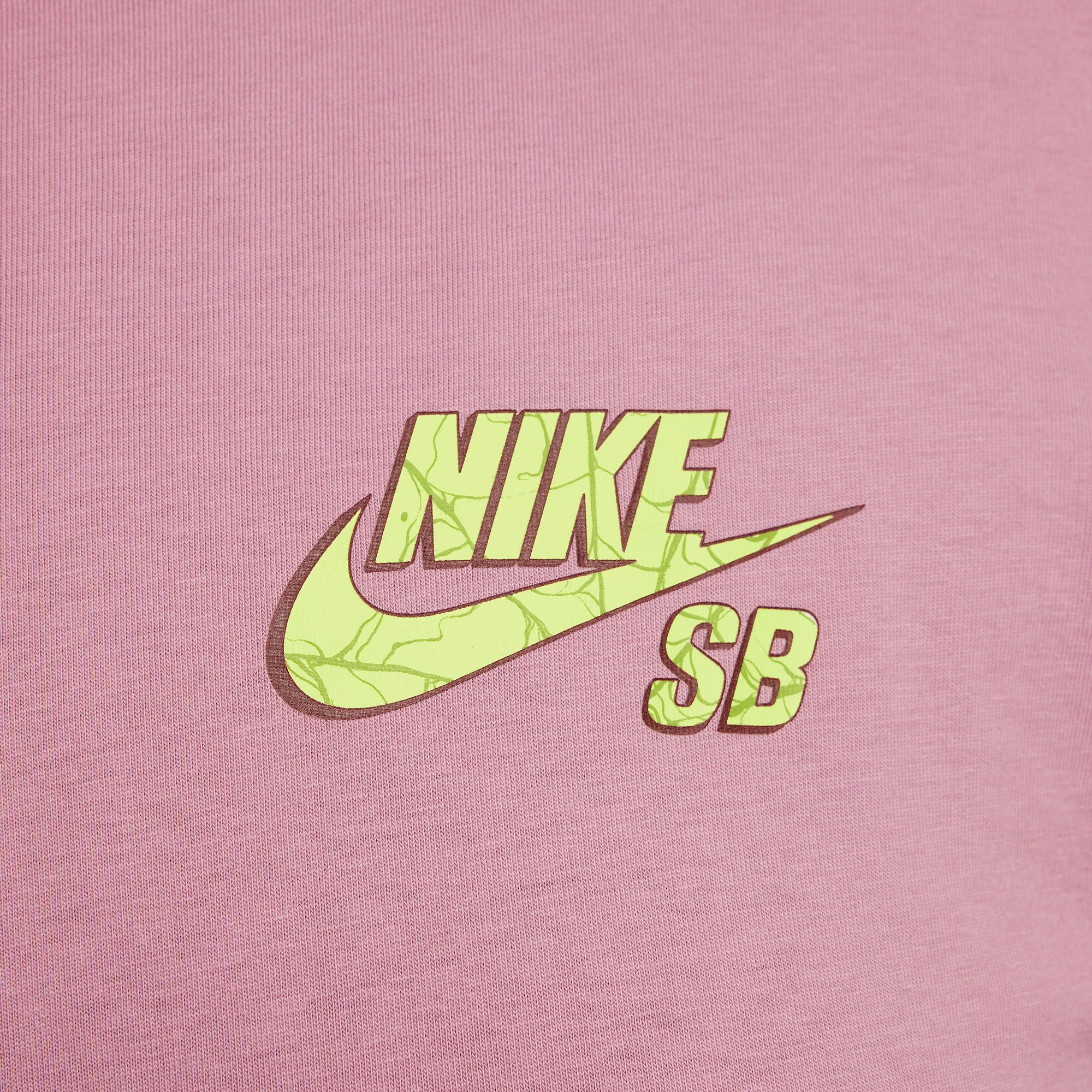 Nike SB OC Spider Halloween Glow In The Dark Tee - Plum Dust - Image 3