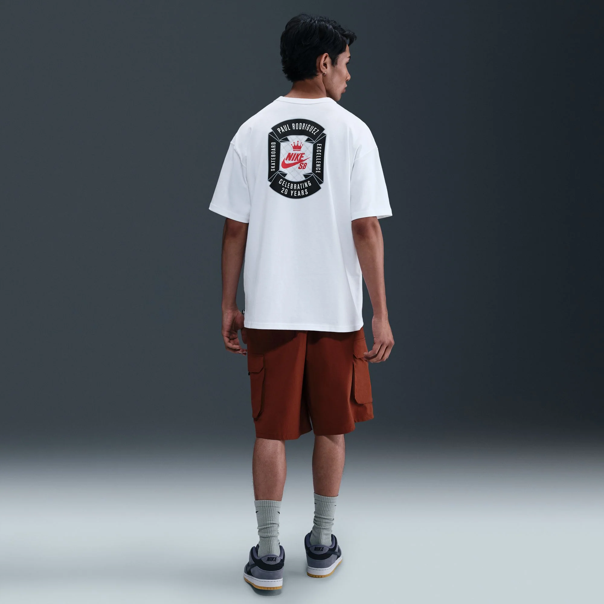 Nike SB Paul Rodriguez Max90 Skate T-Shirt - White