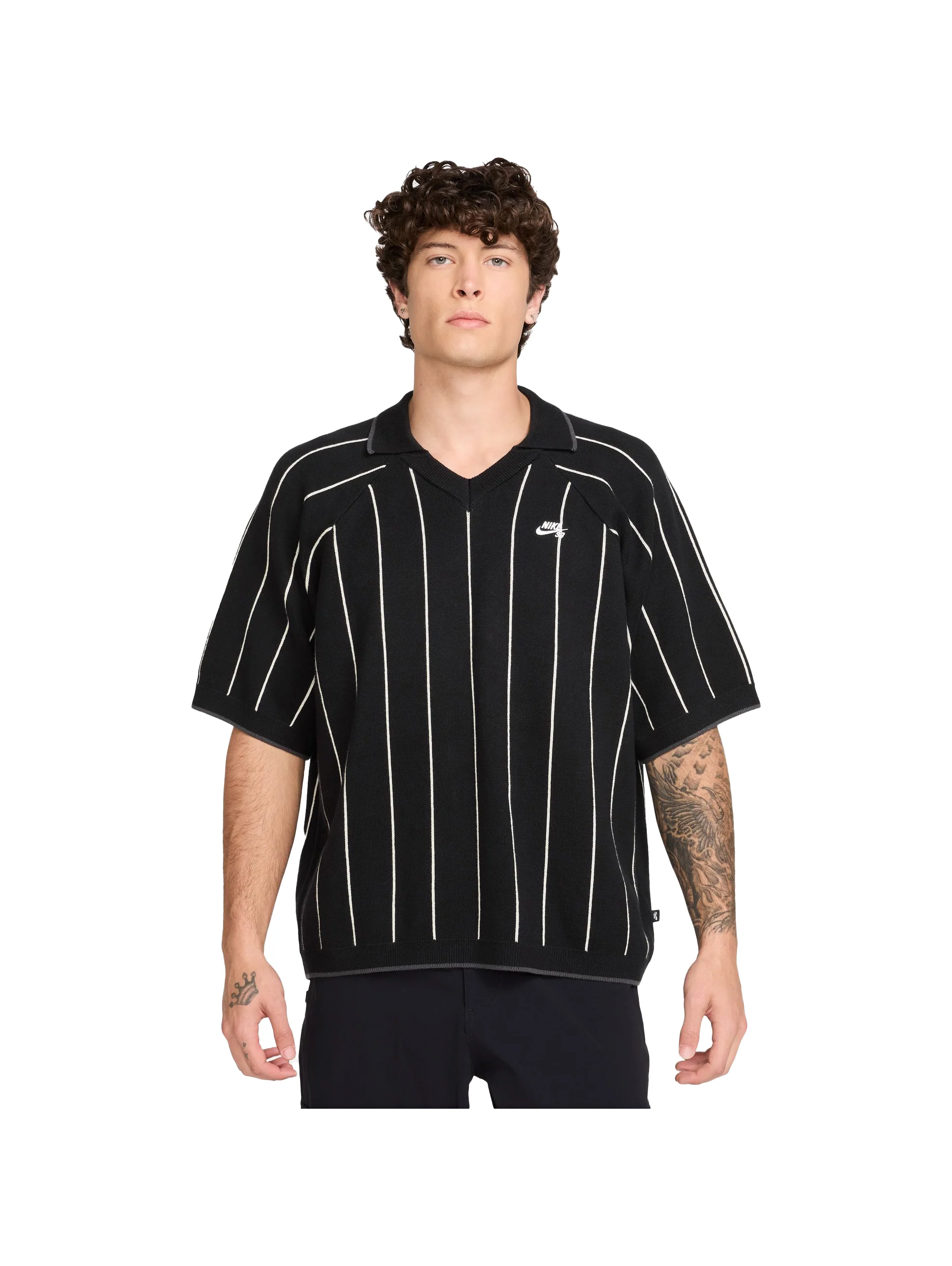 Nike Sb Polo Skate Sweater SS - Black