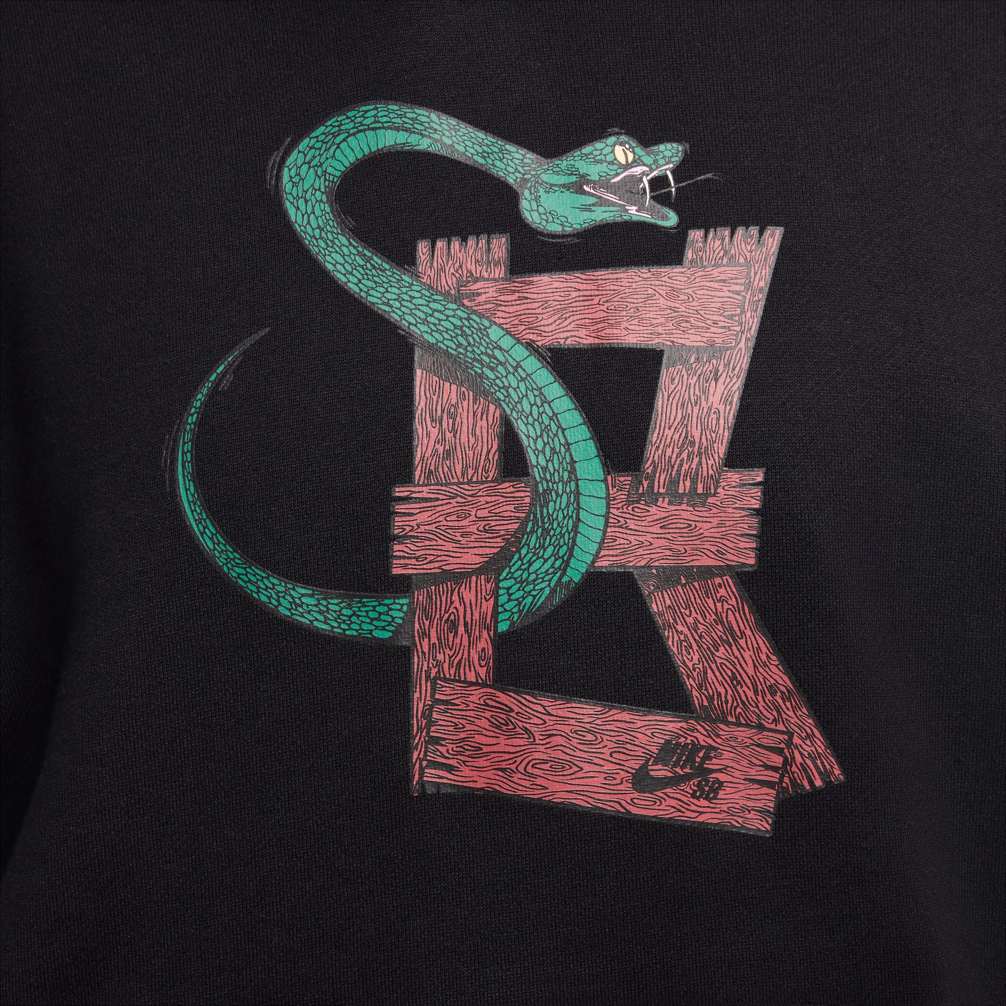Nike SB Snake Hoodie - Black - Image 3