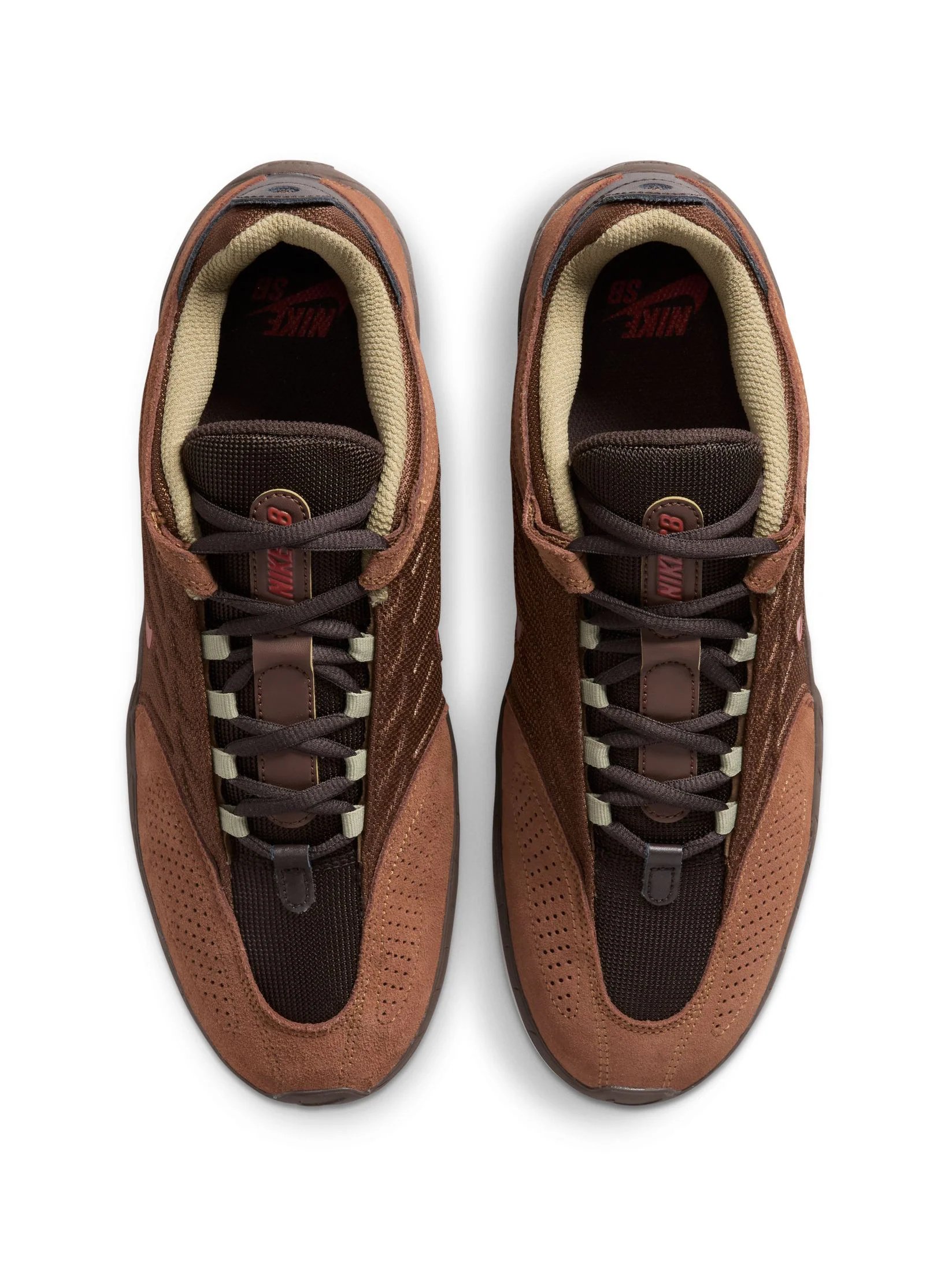 Nike SB Vertebrae - Cacao Wow / Dragon Red / British Tan - Image 3
