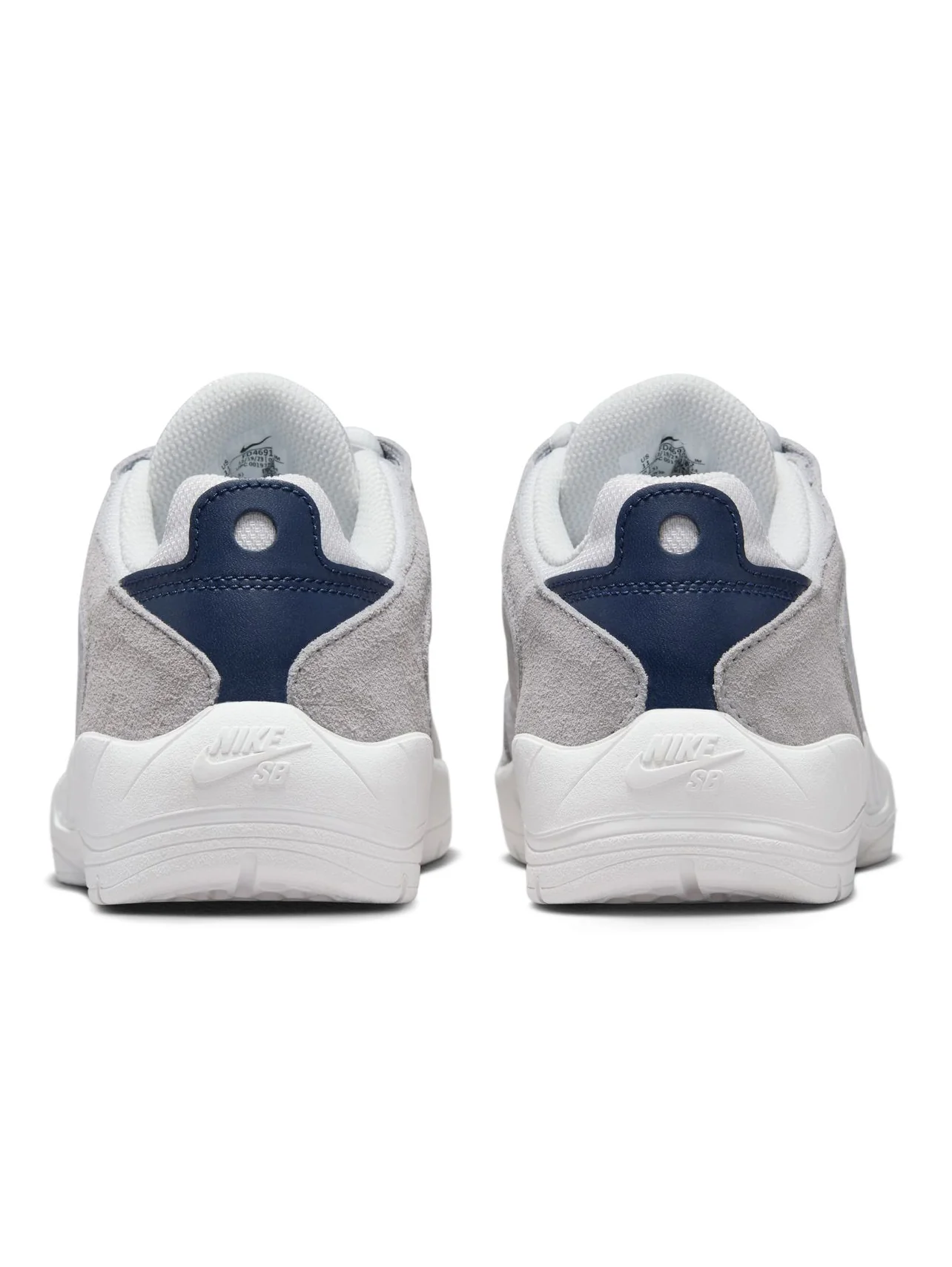 Nike SB Vertebrae - Platinum Tint / Midnight Navy / Wolf Grey - Image 4