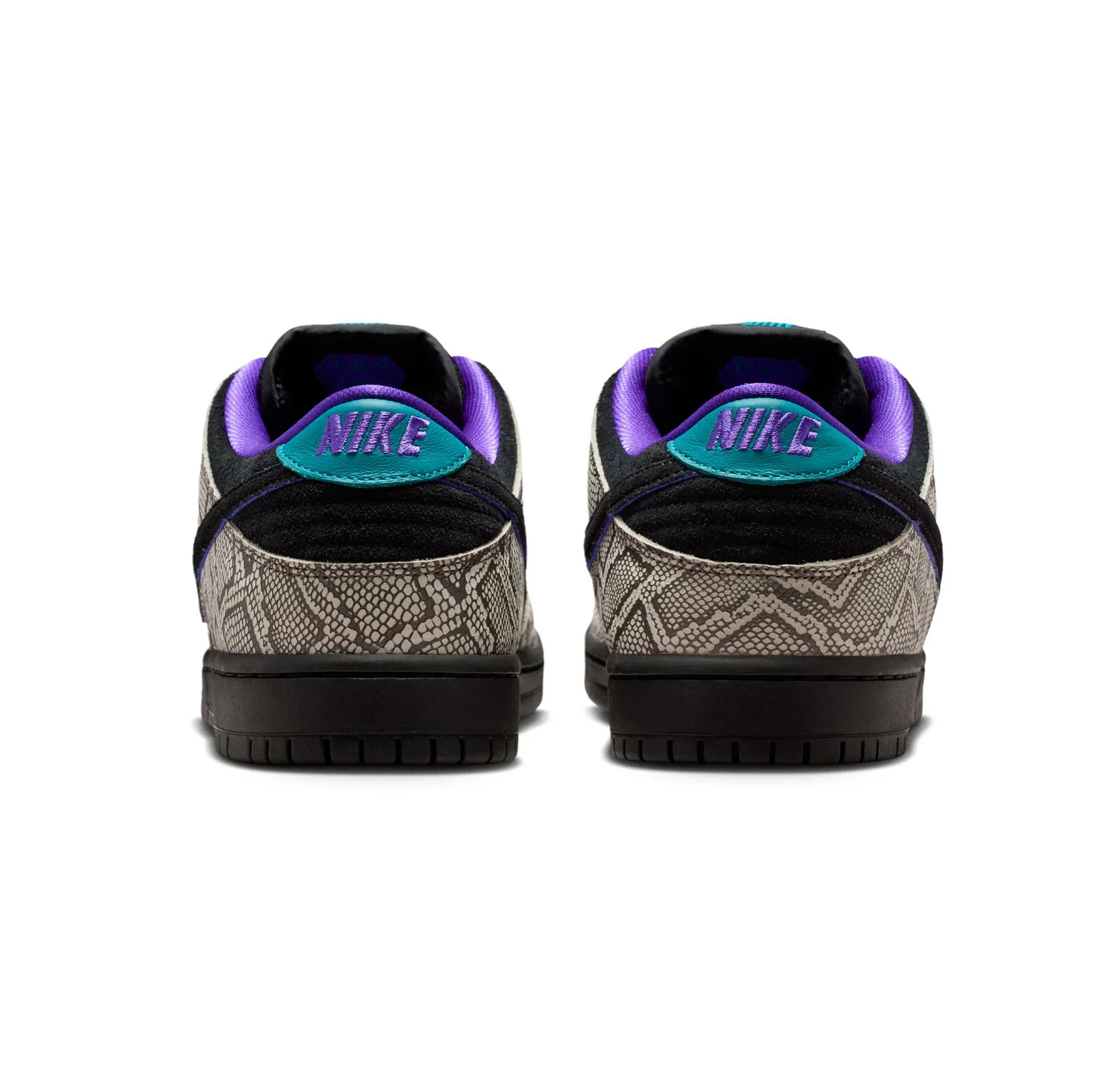 Nike SB x Dashawn Jordan Dunk Low Pro - String Black / Bright Spruce / Fierce Purple - Image 4