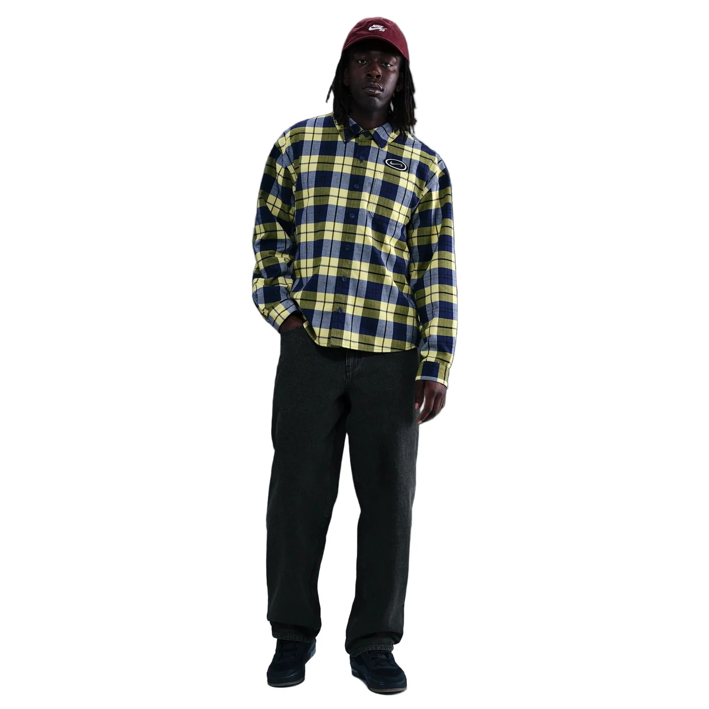 Nike SB x Eric Koston Loose Denim Skate Pants - Black / Grey