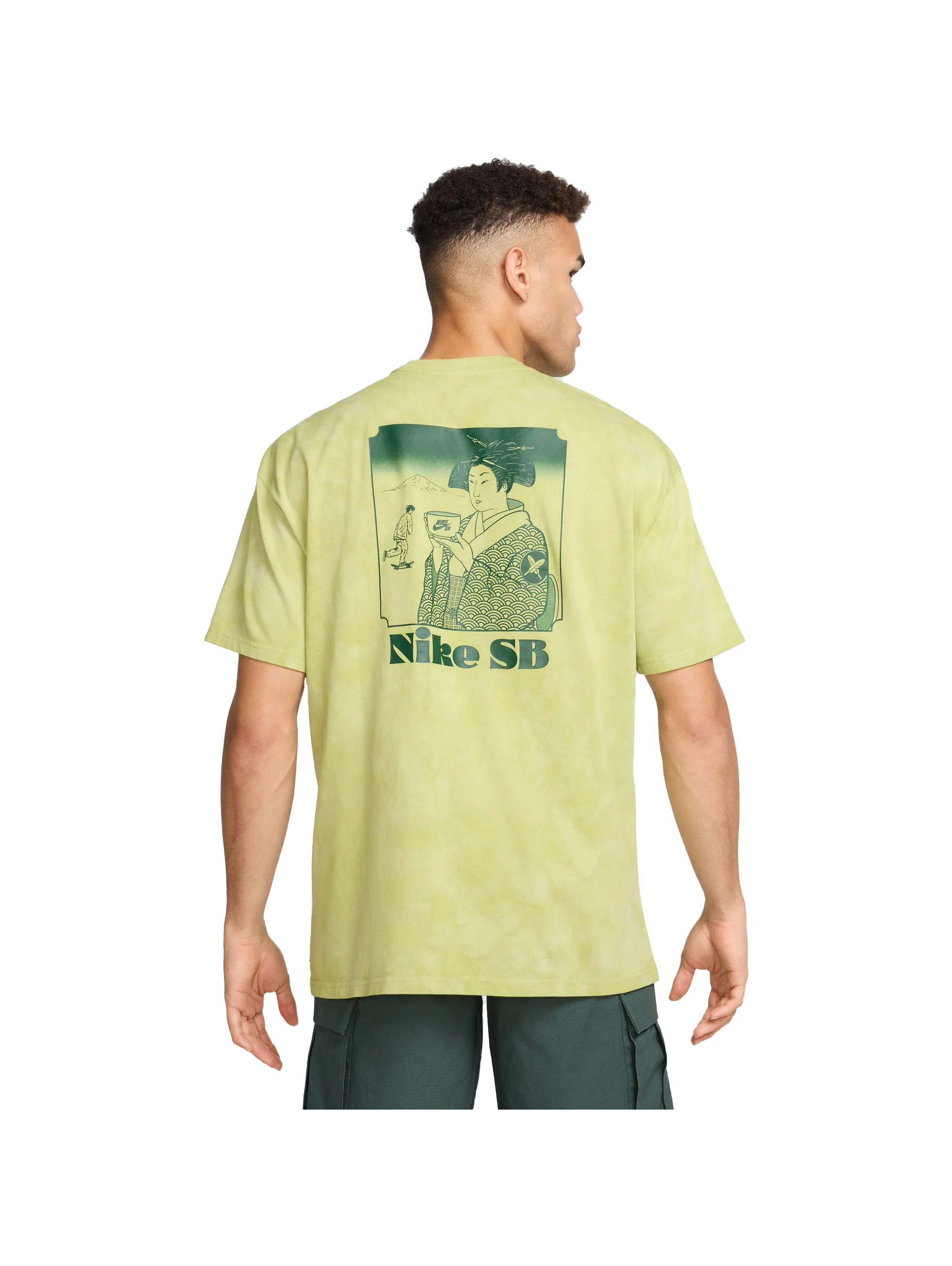 Nike SB Yuto Horigome Skate Tee - Olive Aura - Image 2