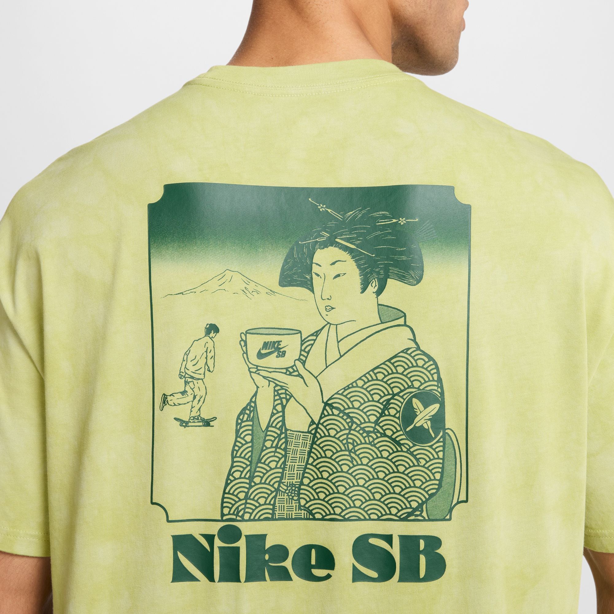 Nike SB Yuto Horigome Skate Tee - Olive Aura - Image 3