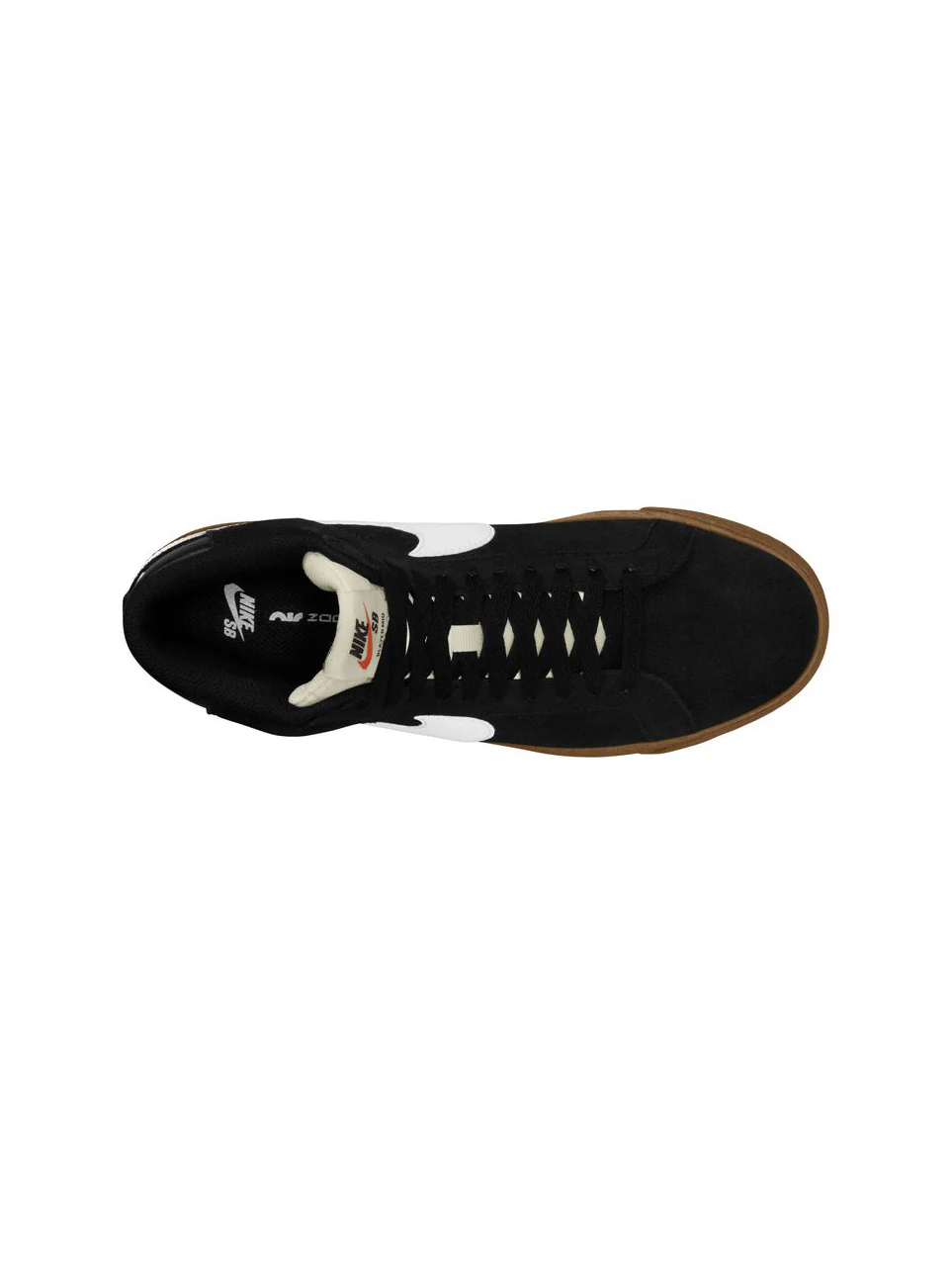Nike SB Zoom Blazer Mid-Black/White/Sail - Image 5