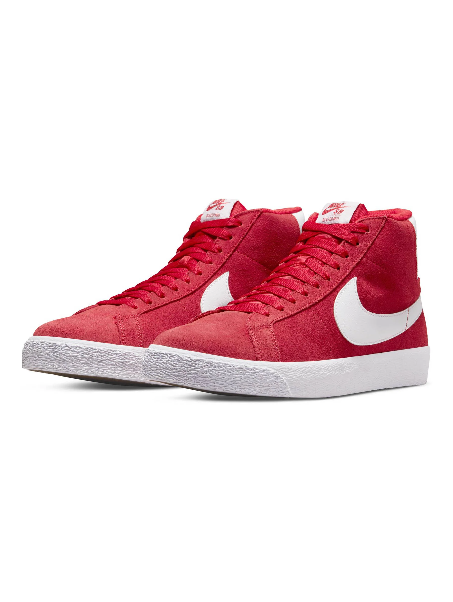 Nike SB Zoom Blazer Mid-Red/White - Image 2