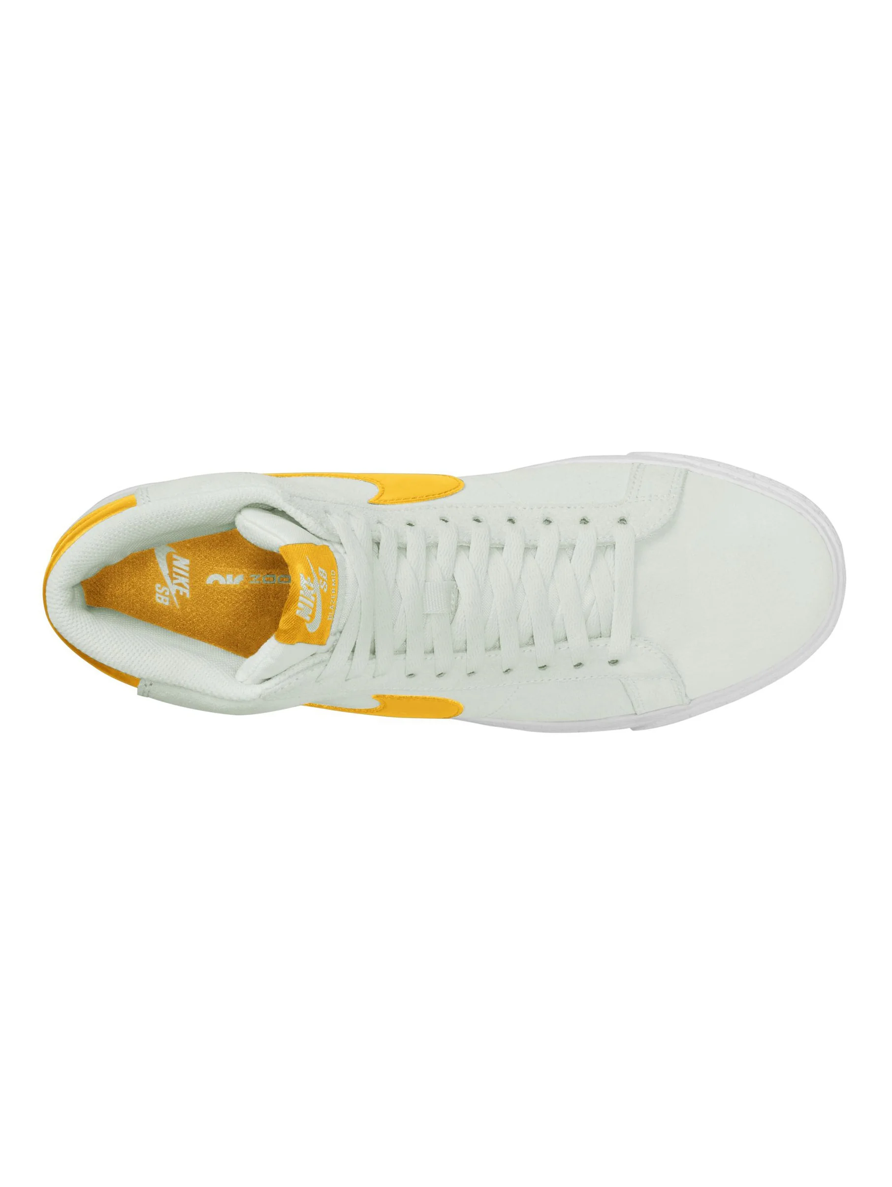 Nike SB Zoom Blazer Mid-White/Orange - Image 3
