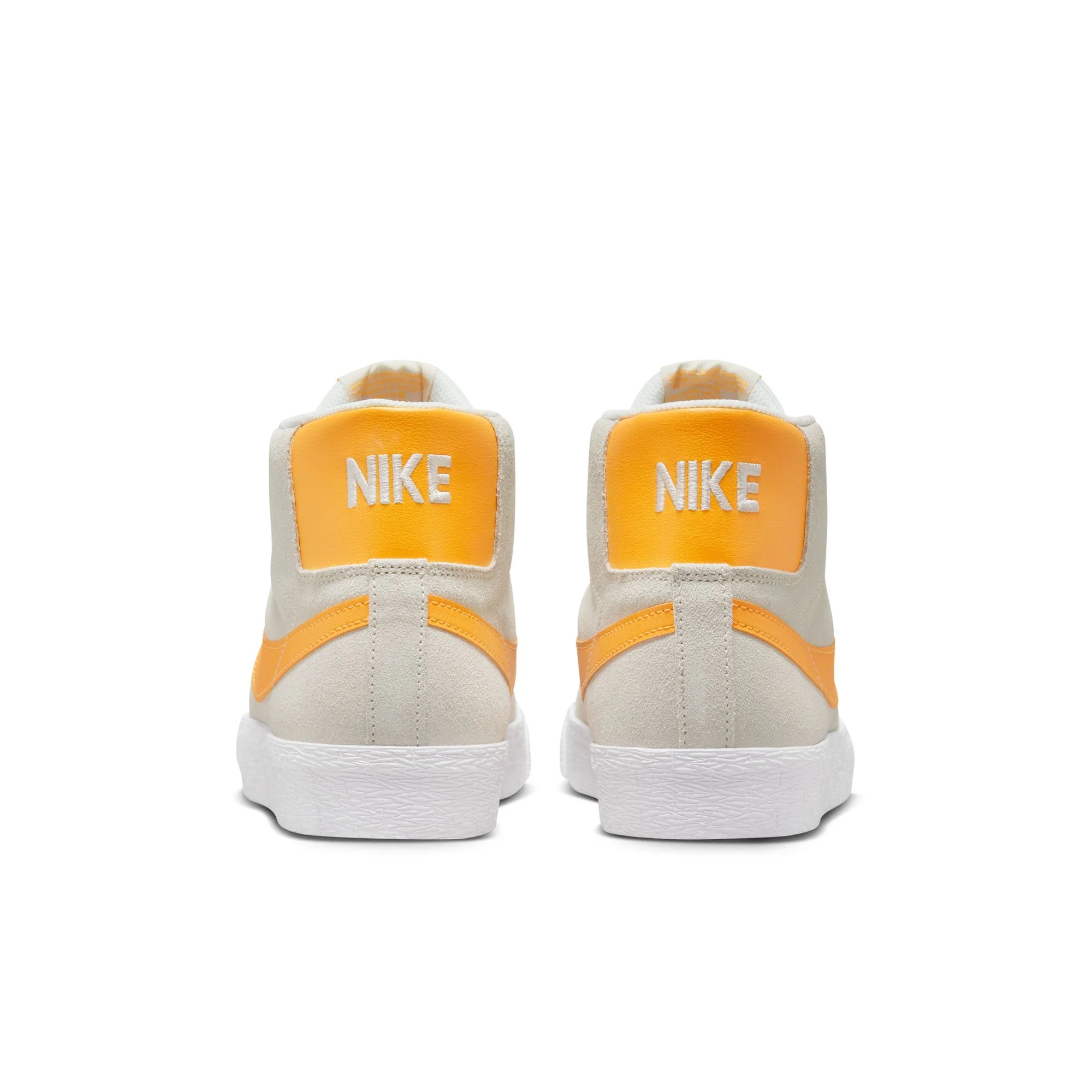 Nike SB Zoom Blazer Mid-White/Orange - Image 6