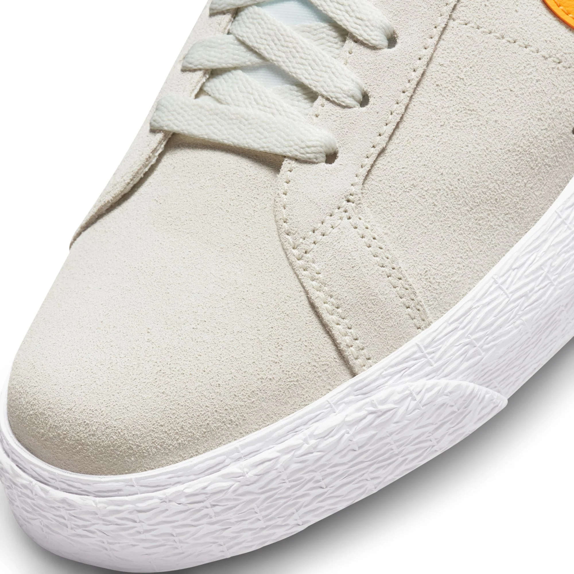 Nike SB Zoom Blazer Mid-White/Orange - Image 7